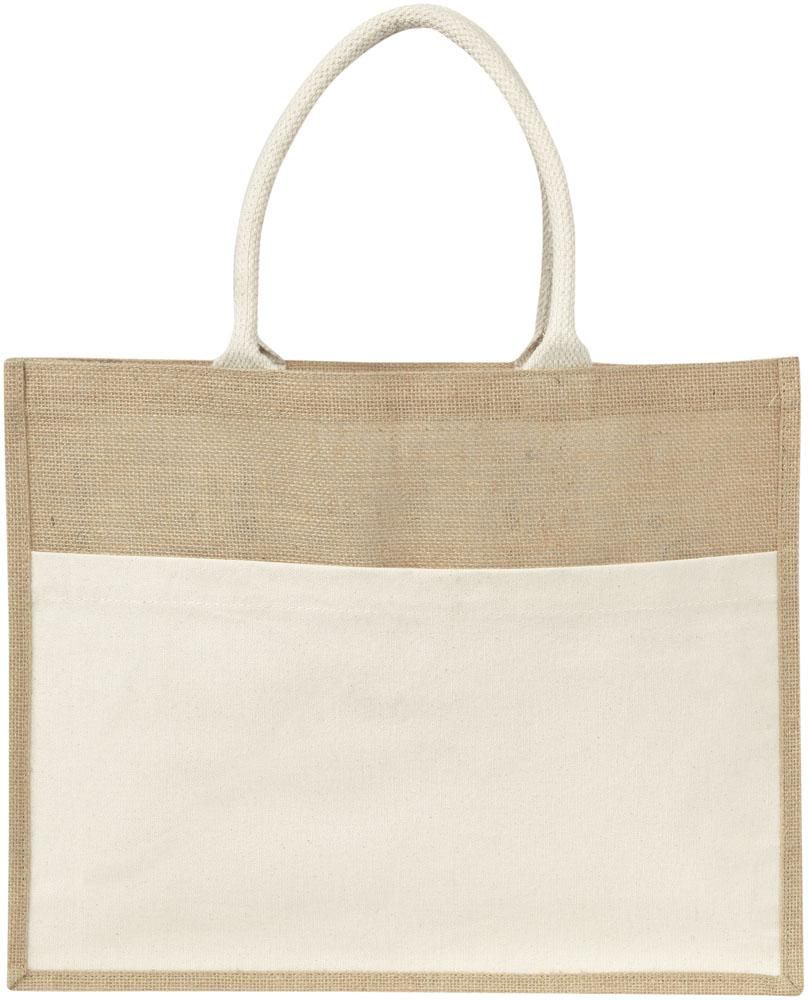 Sac en jute Livvie | Laminé | 325 g/m²