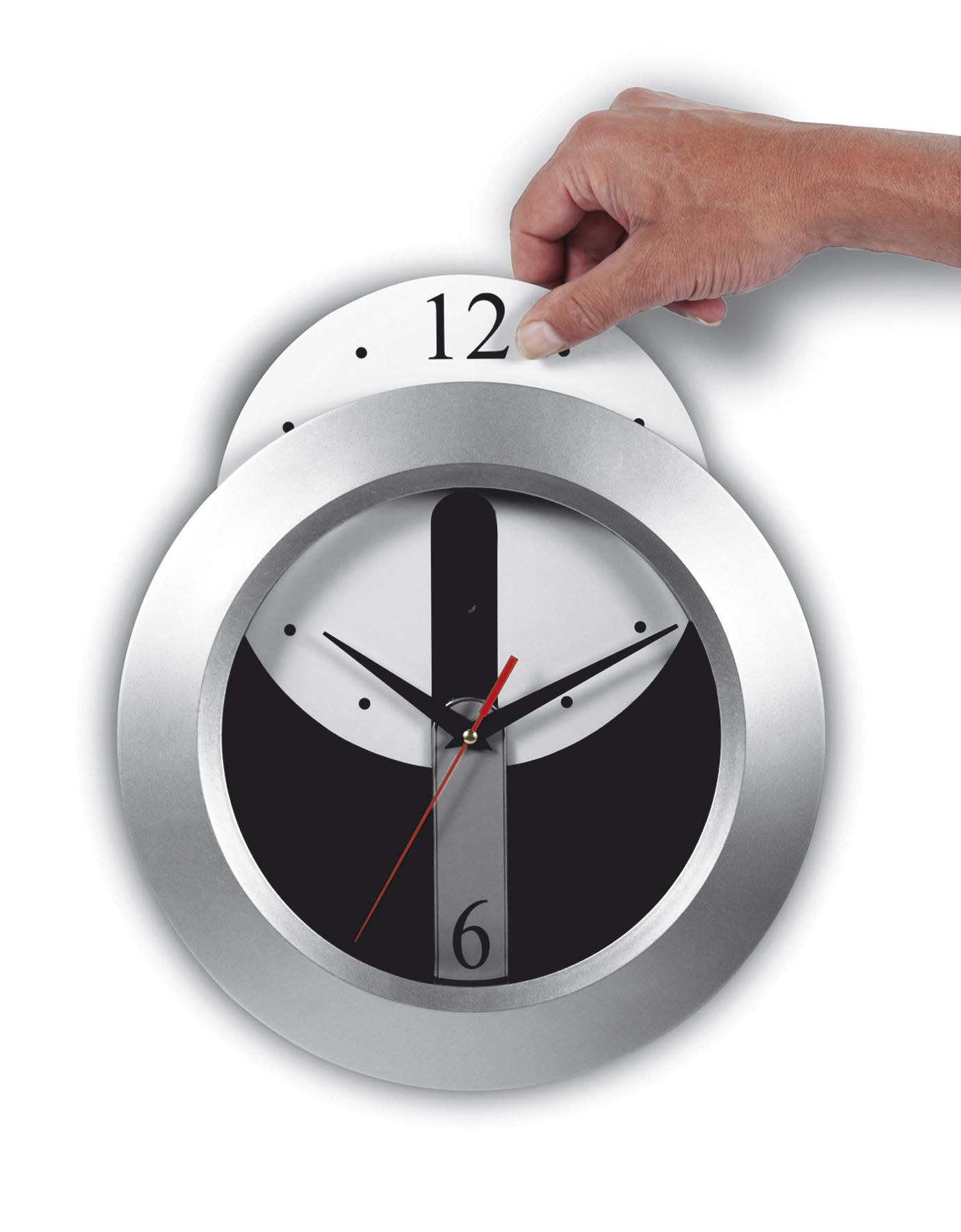 Vue 4 de Horloge murale Ali | Personnalisable