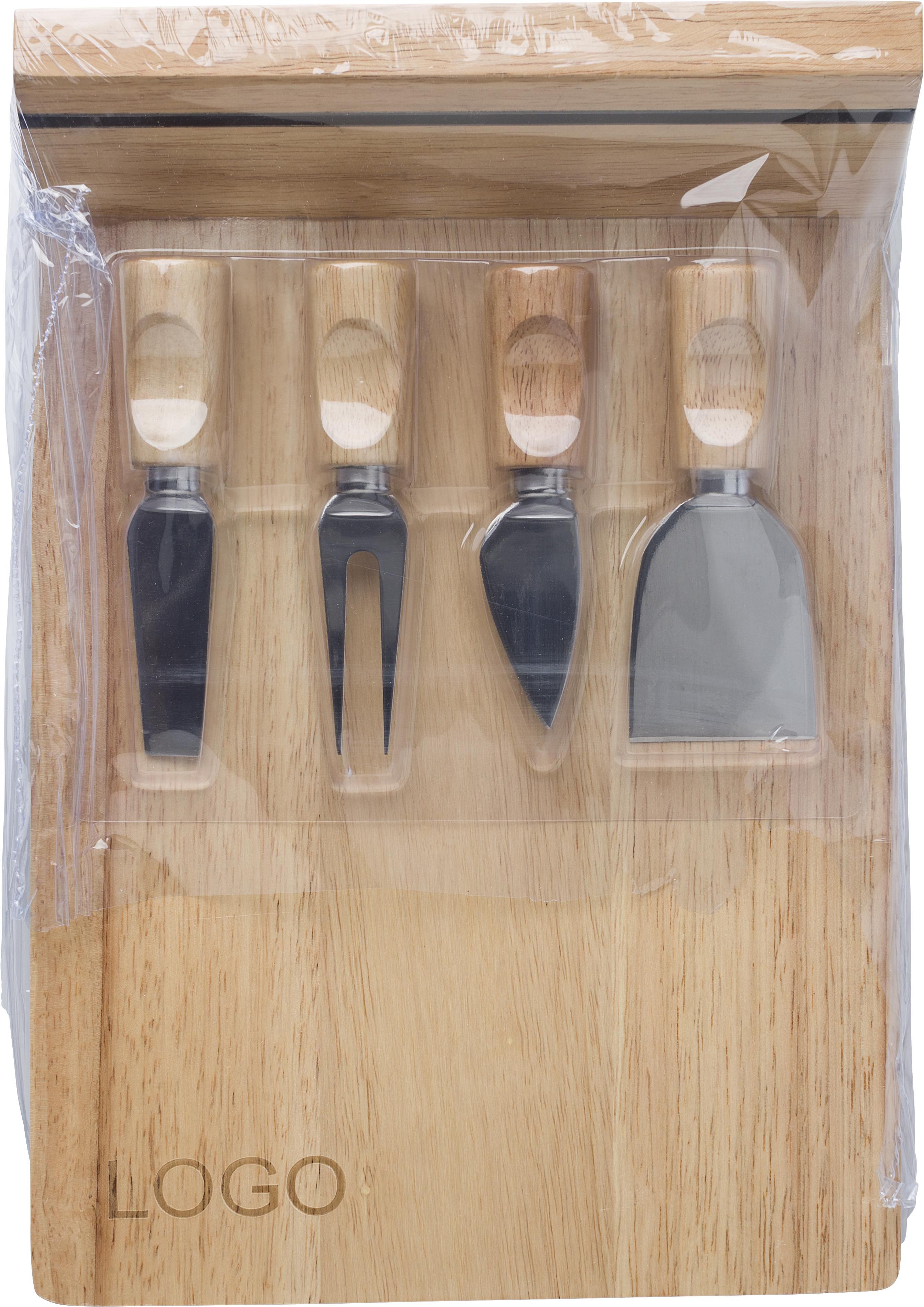 Plateau à fromages Arlo | Bambou | 4 pcs