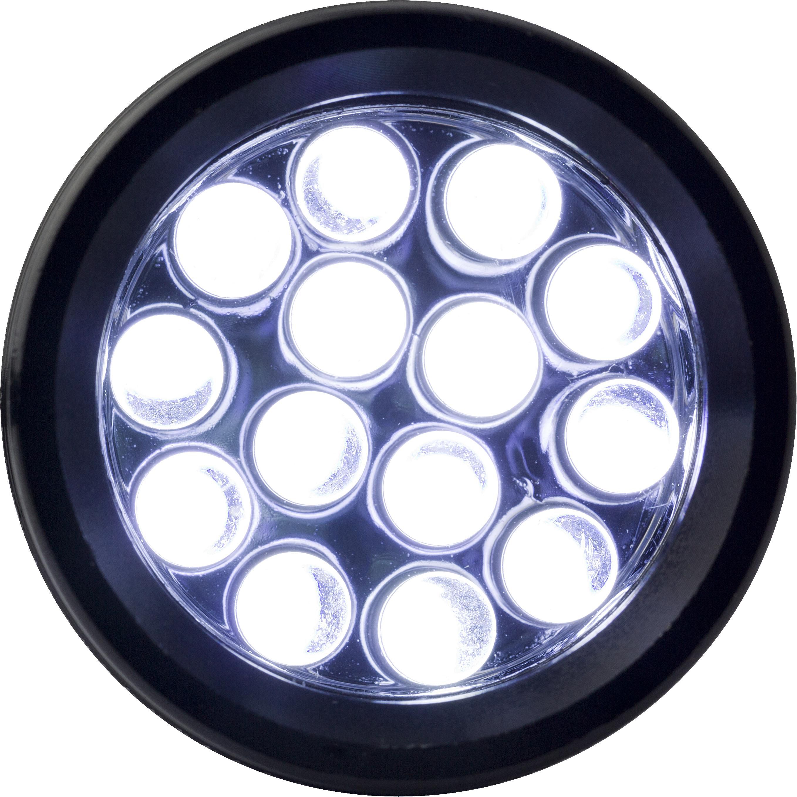 Vue 3 de Lampe de poche Romeo | Aluminium | 14 LED