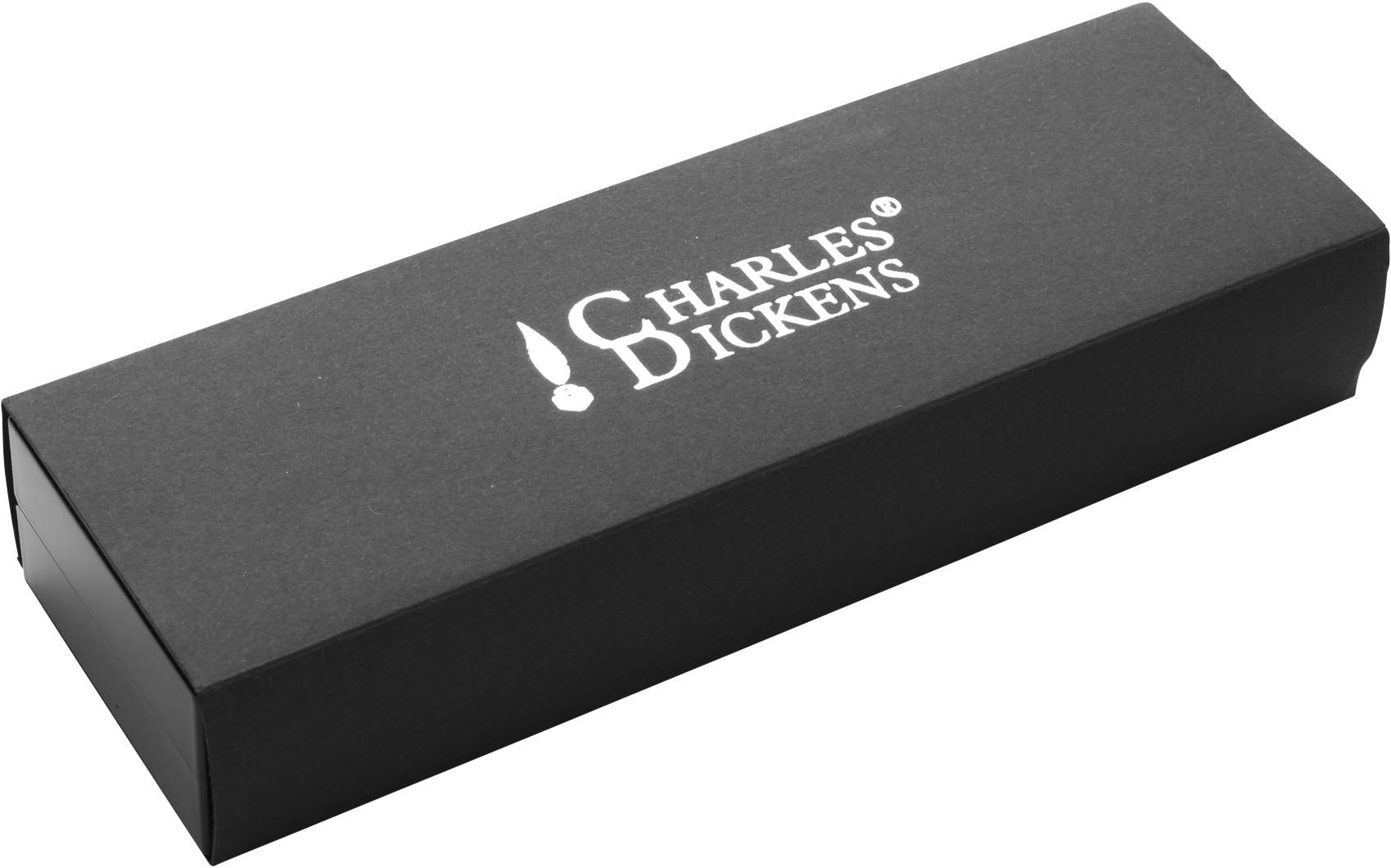 Vue 4 de Charles Dickens stylo bille Lena | Métal