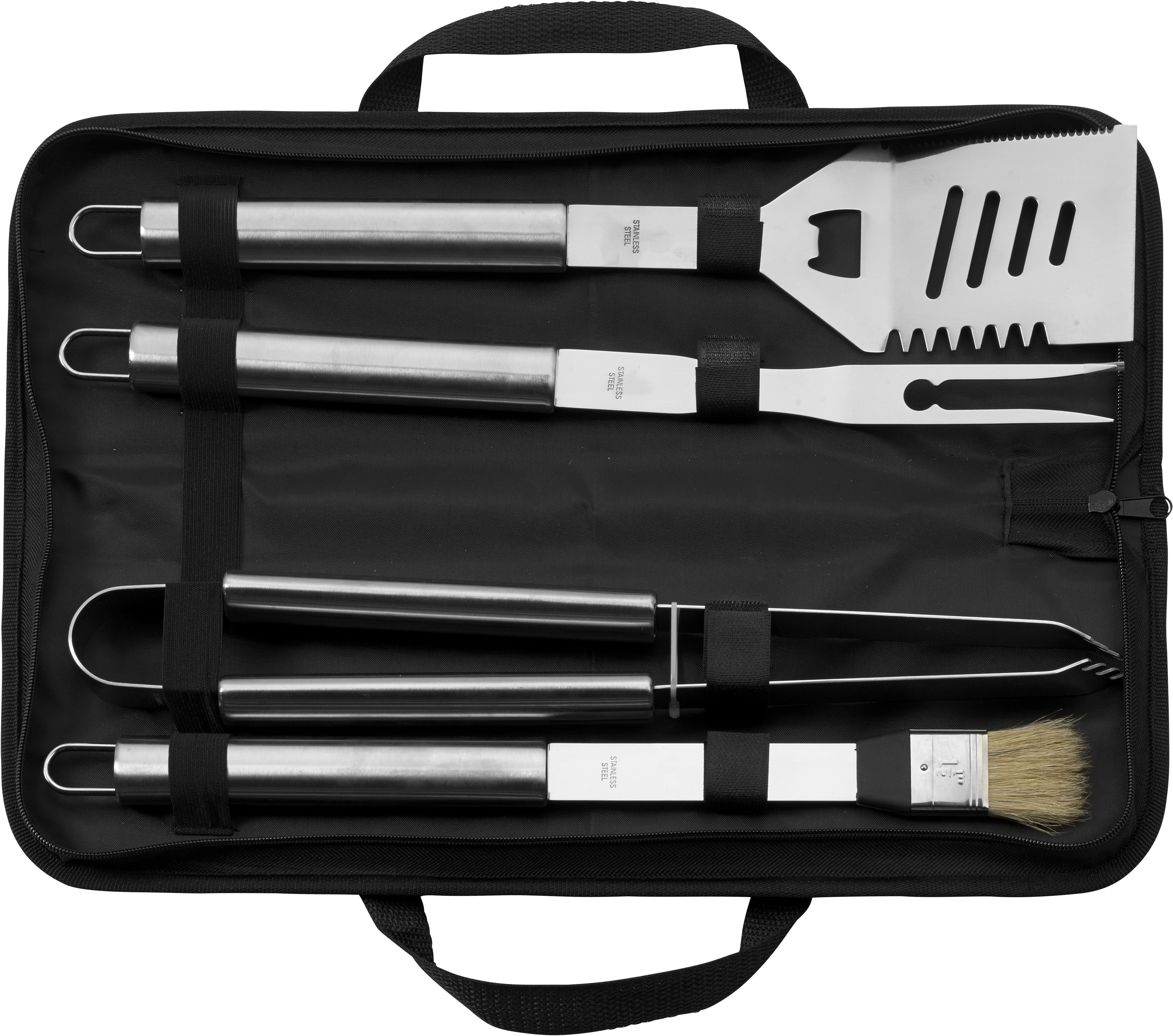 Vue 3 de Set barbecue Silas | Inox | 4 pcs
