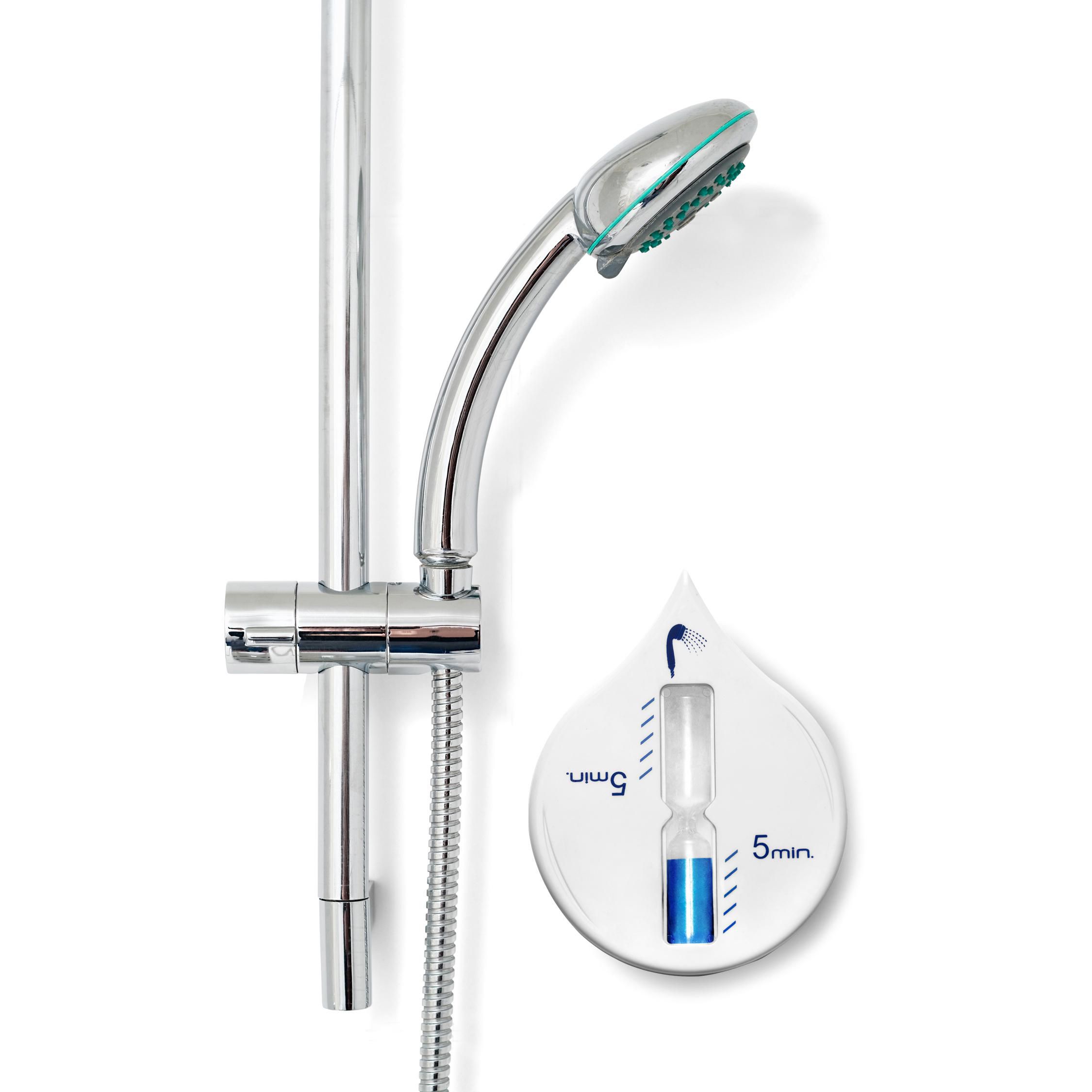Vue 4 de Minuterie de douche Alaya | Forme goutte | Sablier