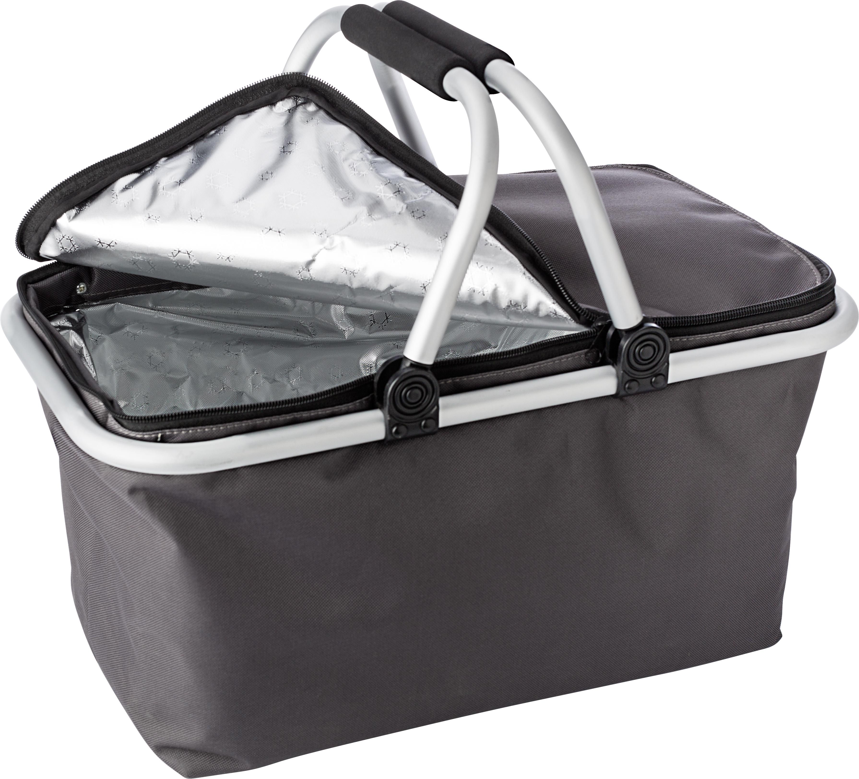 Vue 3 de Panier isotherme Cassian | Pliable | 30 l