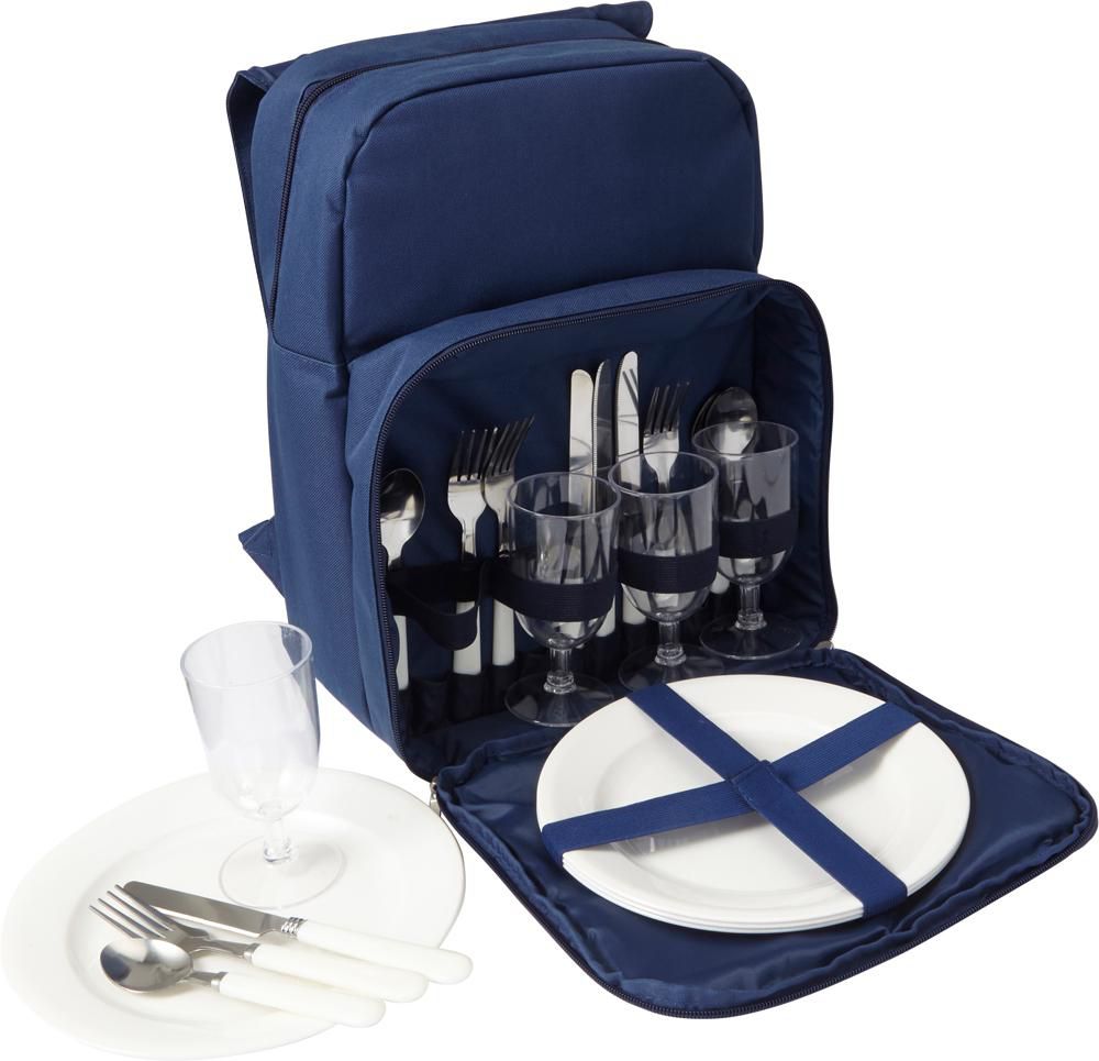 Vue 4 de Sac à dos pique-nique Izaro | Polyester | 4 personnes