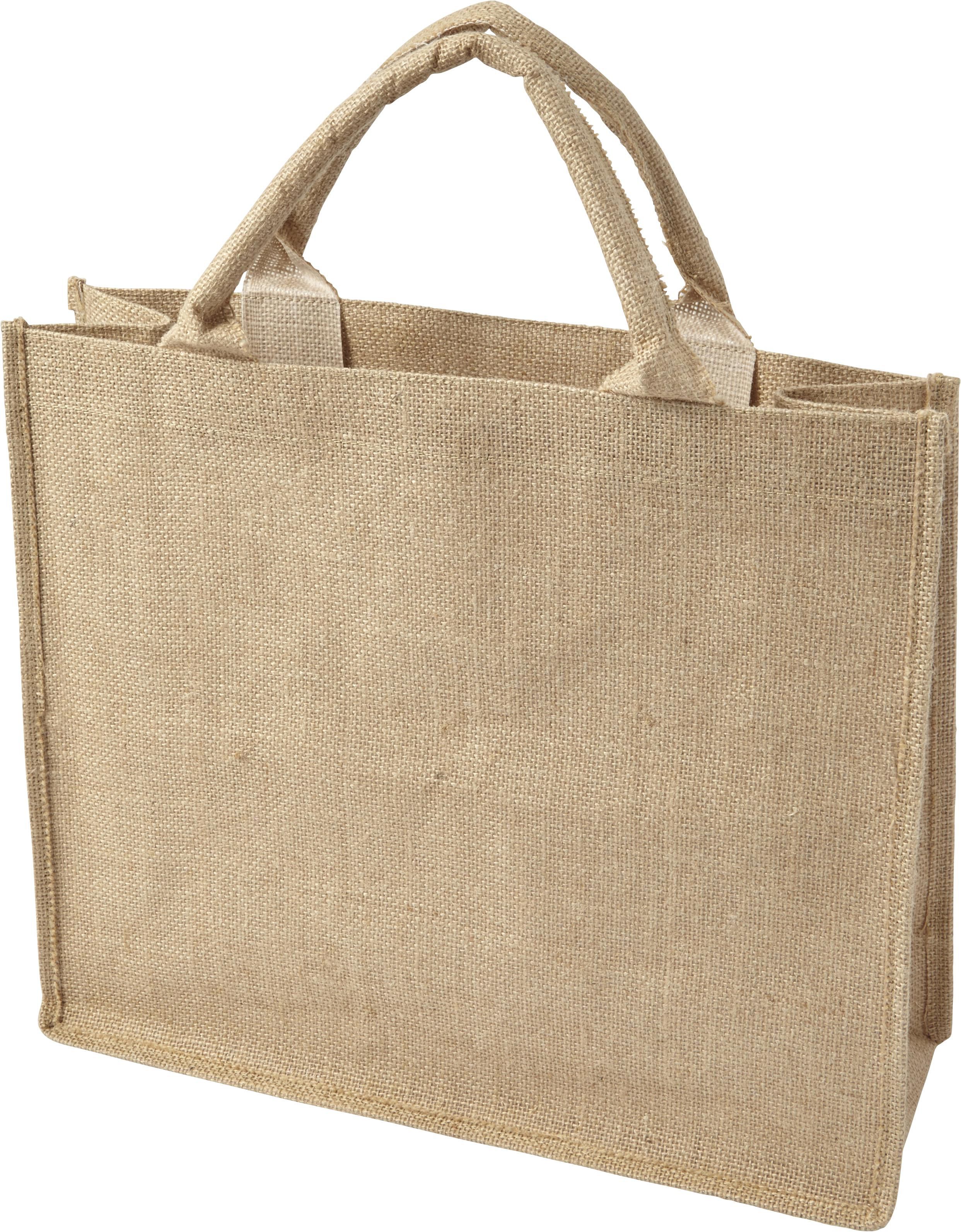 Vue 5 de Sac shopping Ridley | Jute | 17 l