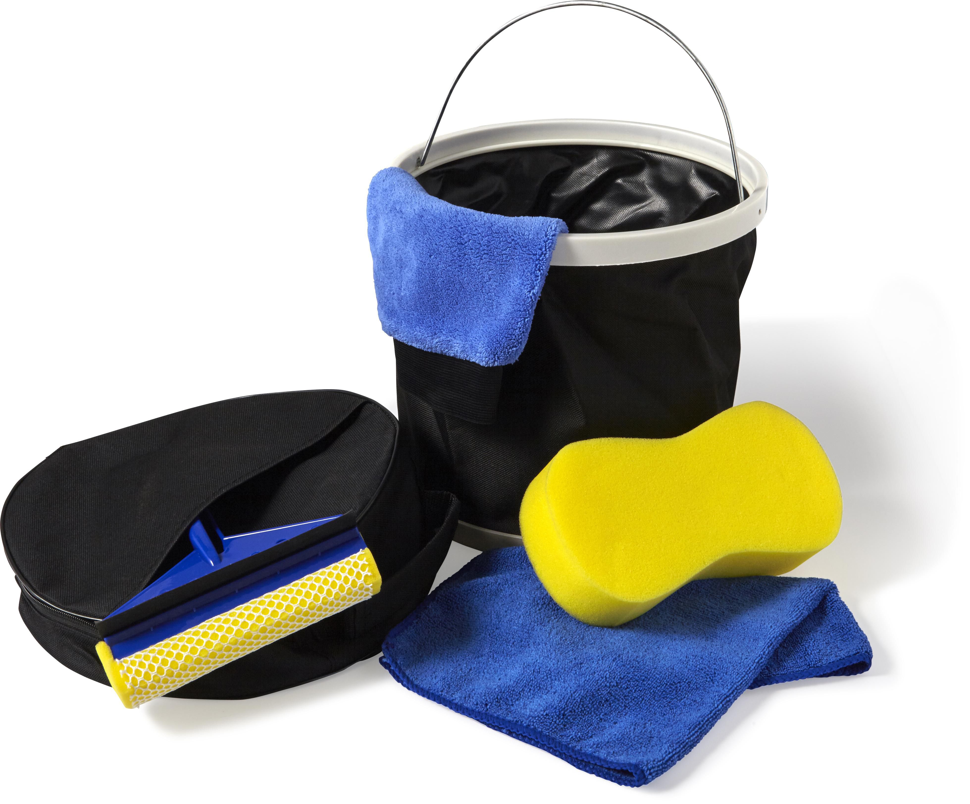 Vue 4 de Set de lavage auto Lisbet | Polyester | 6 pièces