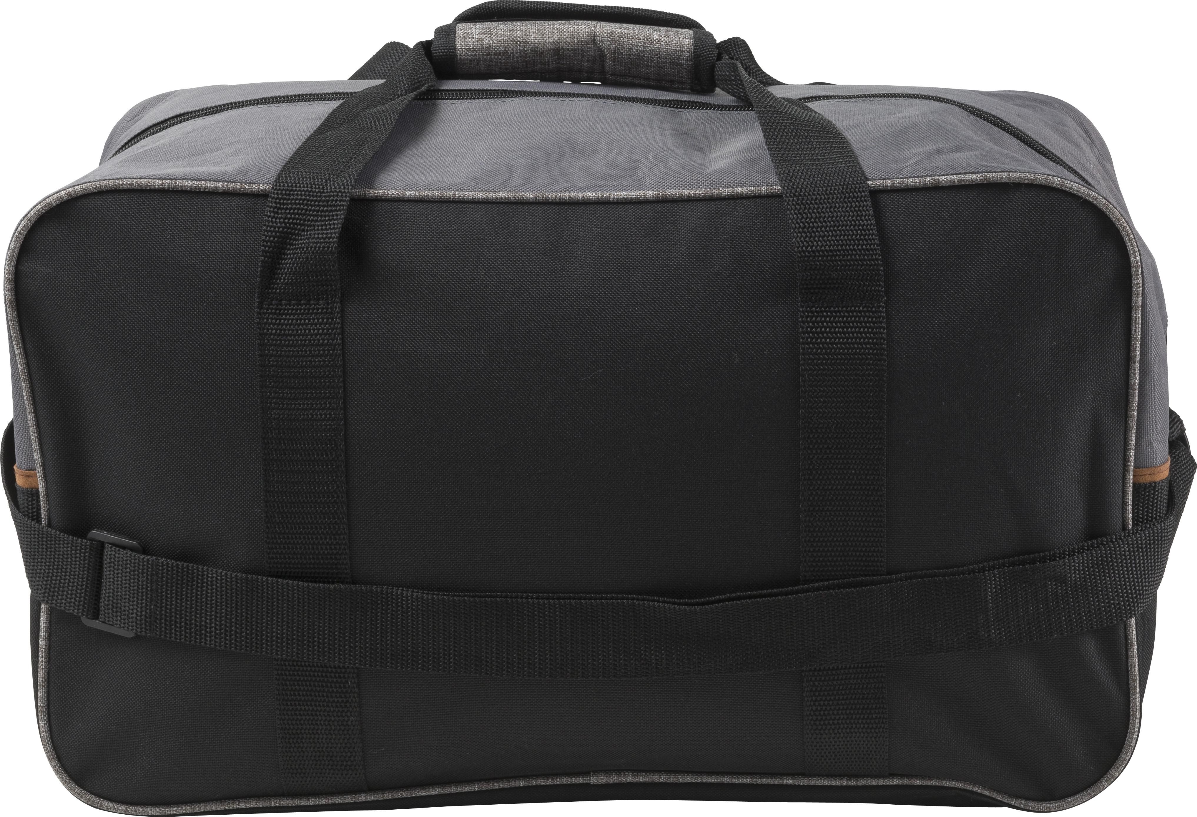 Vue 3 de Sac de sport Rochelle | Polycanvas 600D | Détails simili-cuir