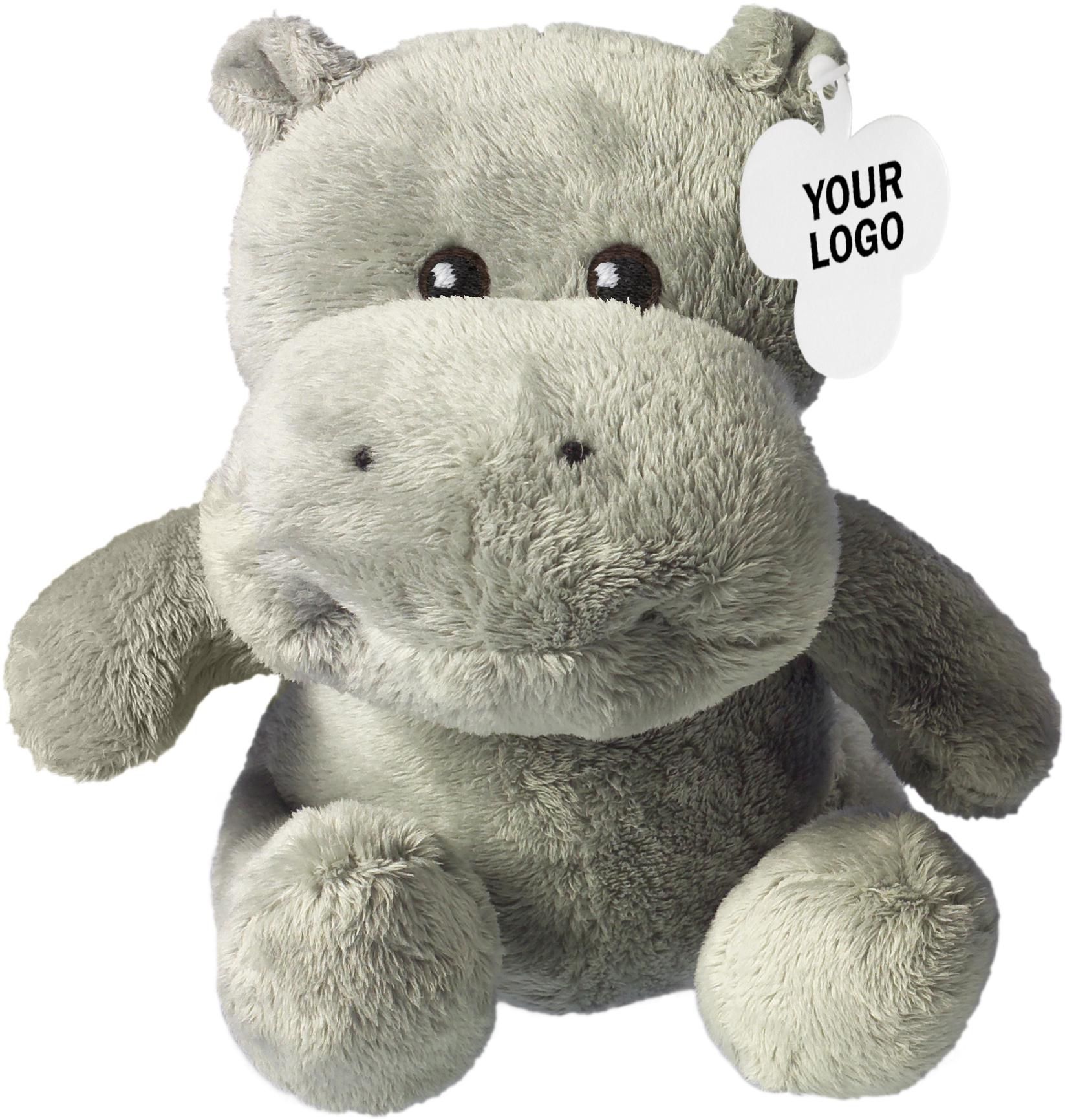 Vue 3 de Hippopotame en peluche Geraldine