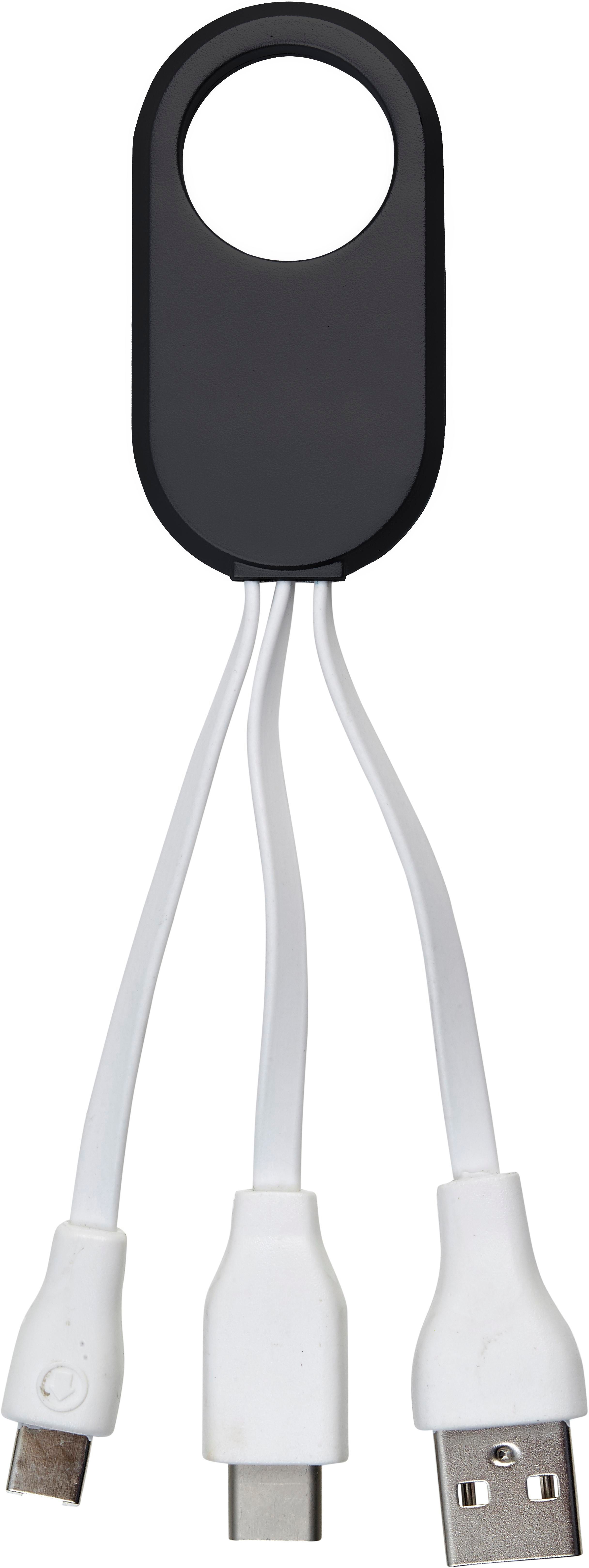 Vue 4 de Câble de charge Pilar | 3-in-1