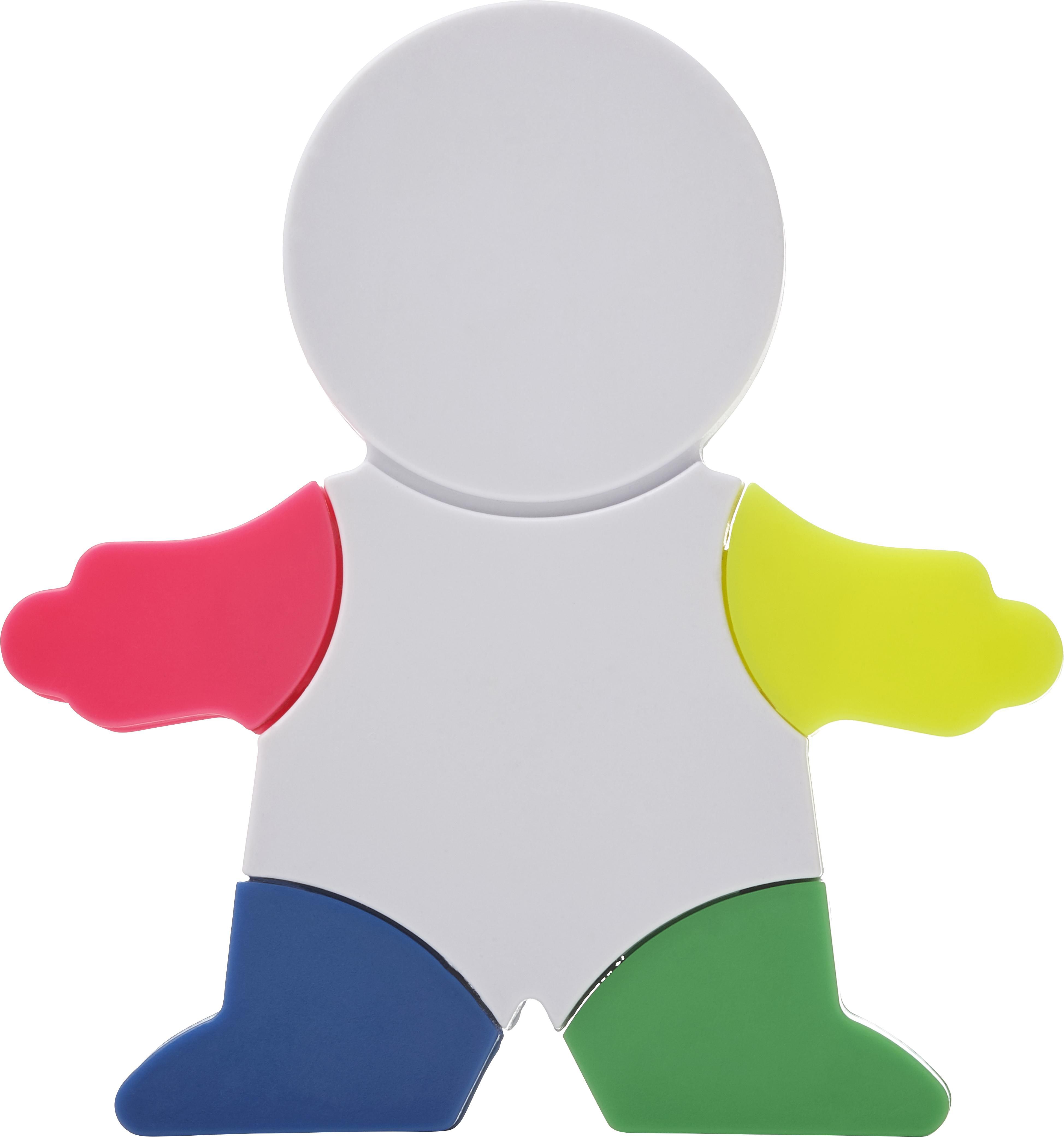 Set de surligneurs Ella | Forme mannequin | 4 couleurs