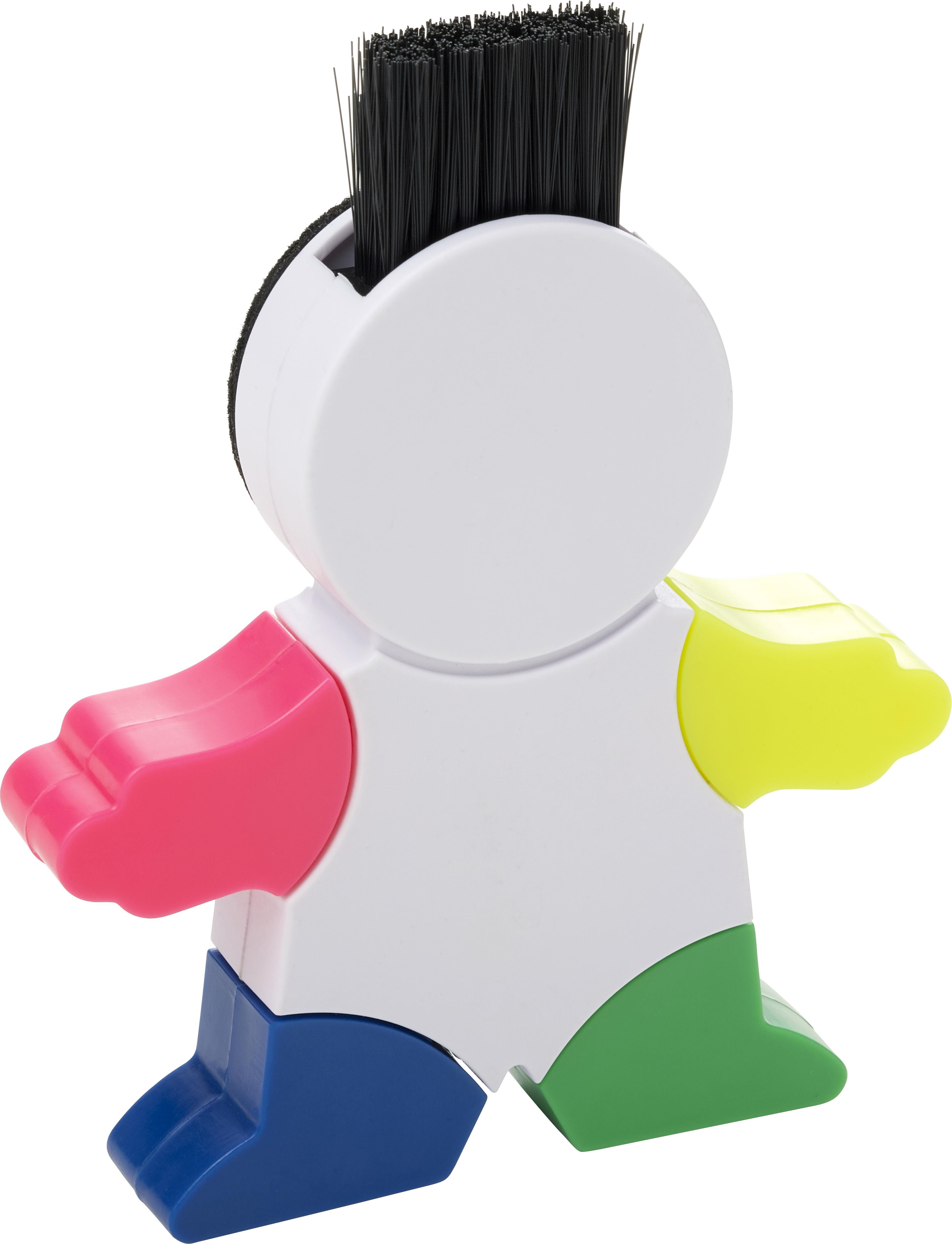 Vue 5 de Set de surligneurs Ella | Forme mannequin | 4 couleurs