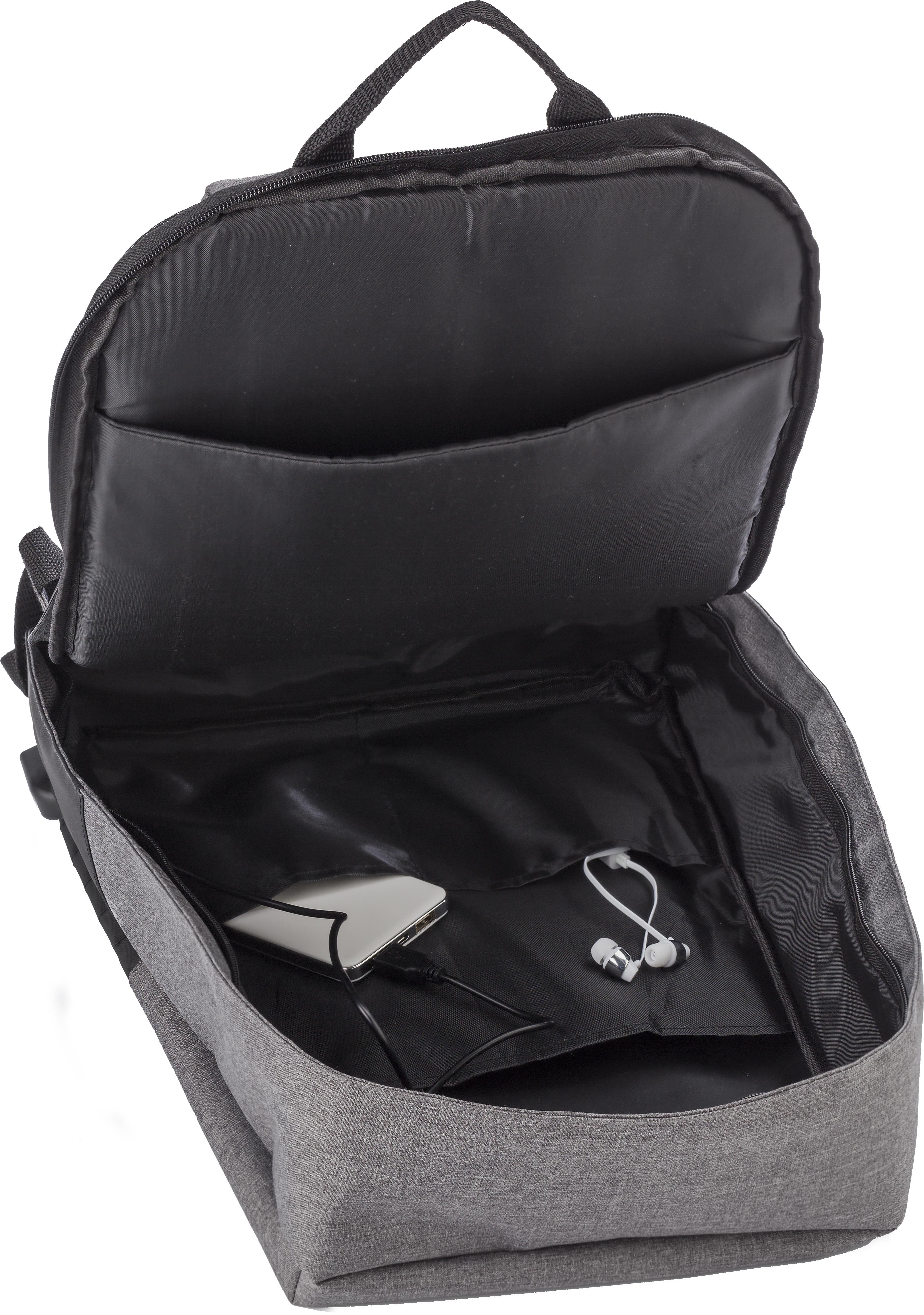 Vue 6 de Sac à dos Asim | Antivol | Ordinateur portable 15" | 11,5 l
