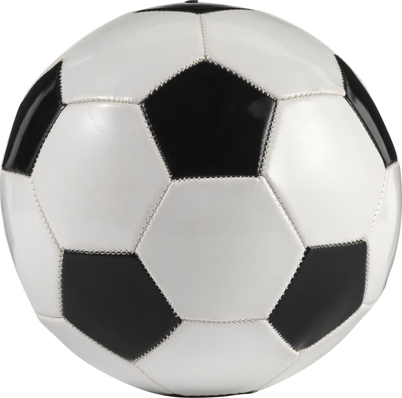 Ballon de football Ariz | Plastique | Taille 5 | Classique noir et blanc