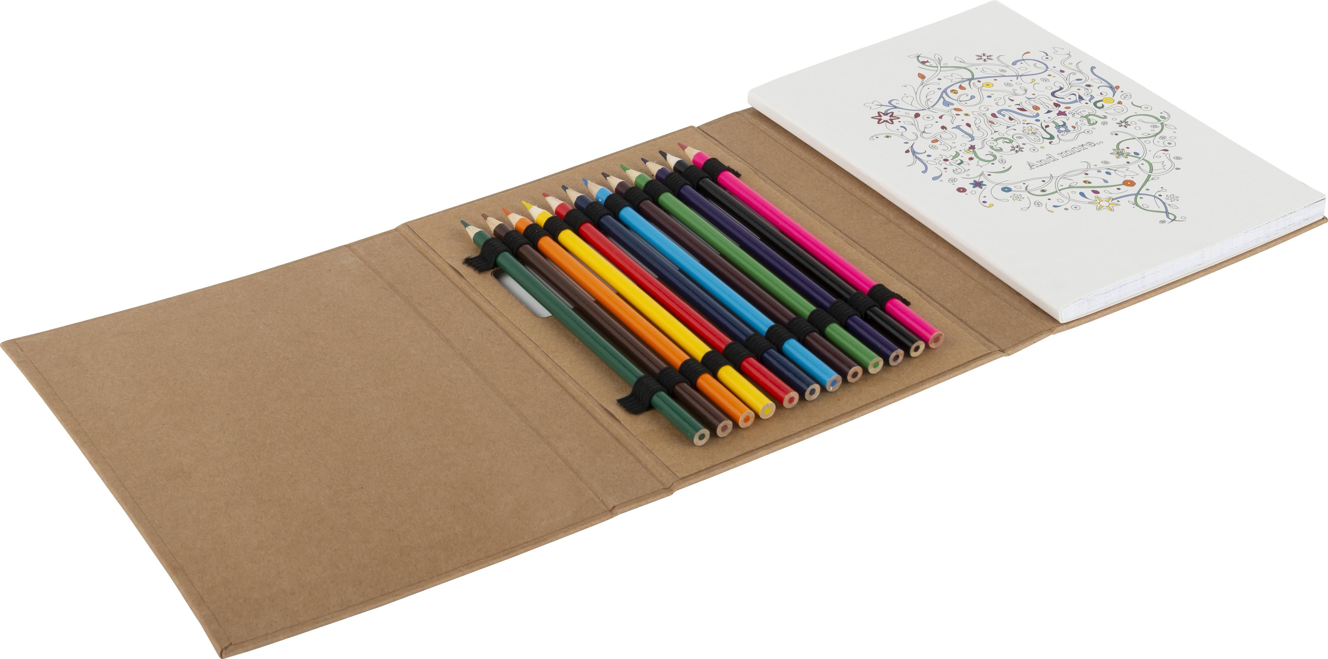 Vue 6 de Kit de coloriage Kora | Carton | 12 pièces