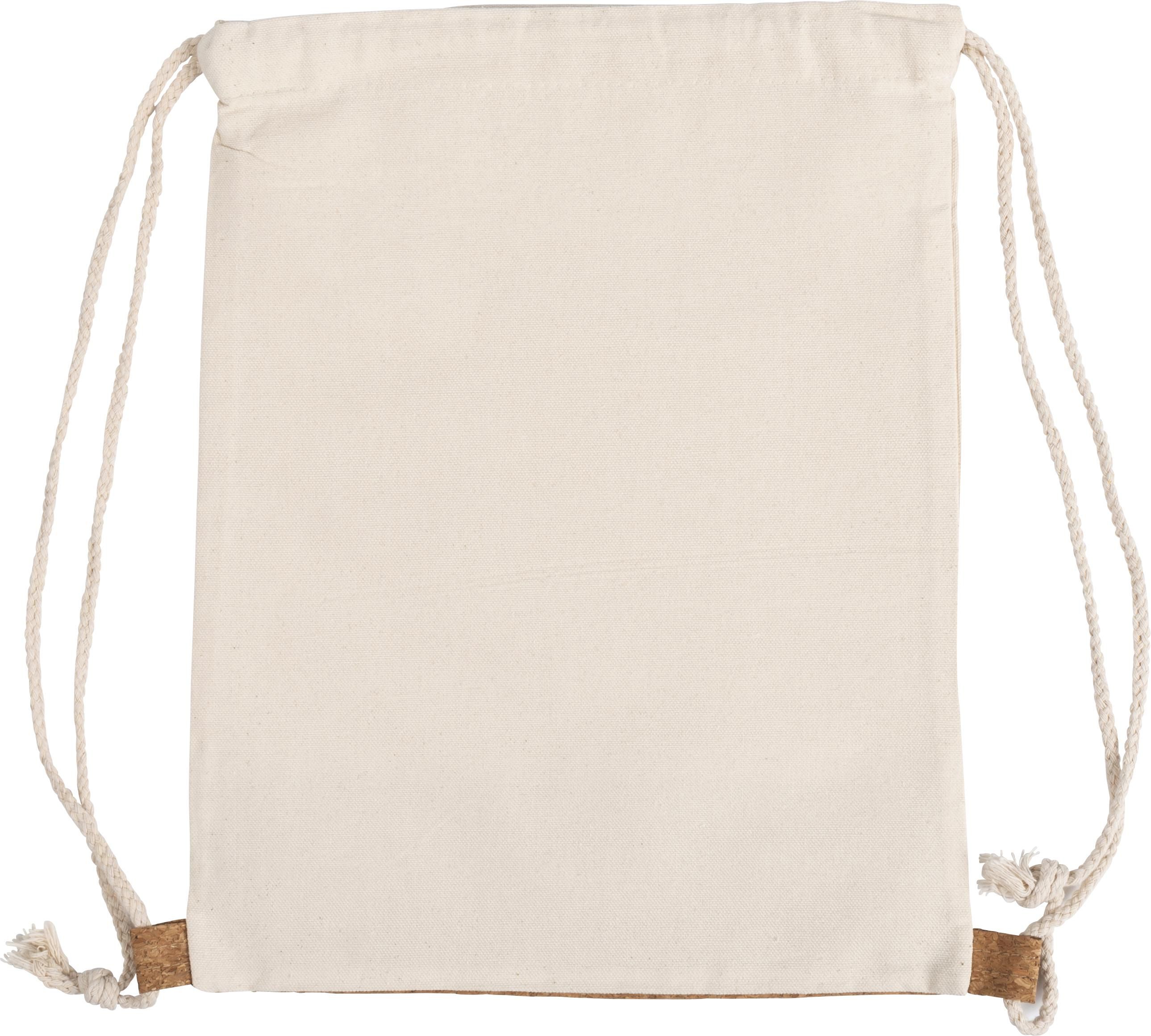 Vue 7 de Sac à dos Tianna | Coton 250 g/m² | Liège | 1,2 l
