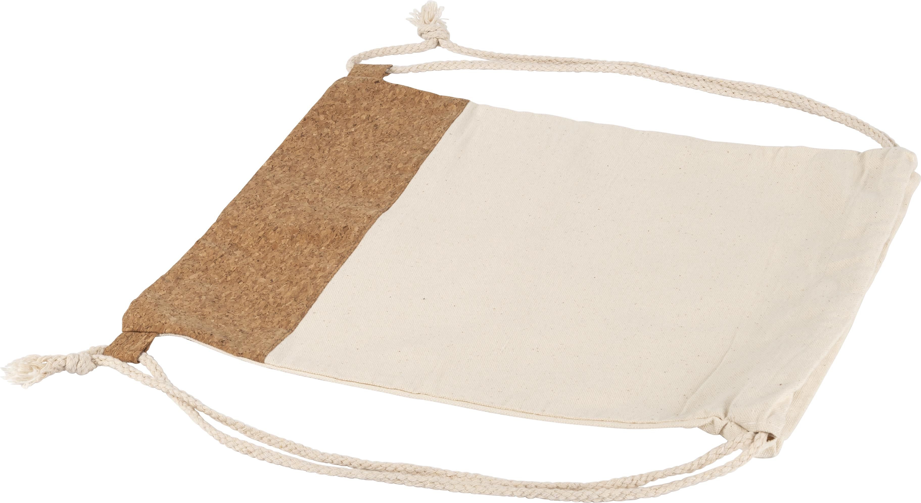 Vue 8 de Sac à dos Tianna | Coton 250 g/m² | Liège | 1,2 l