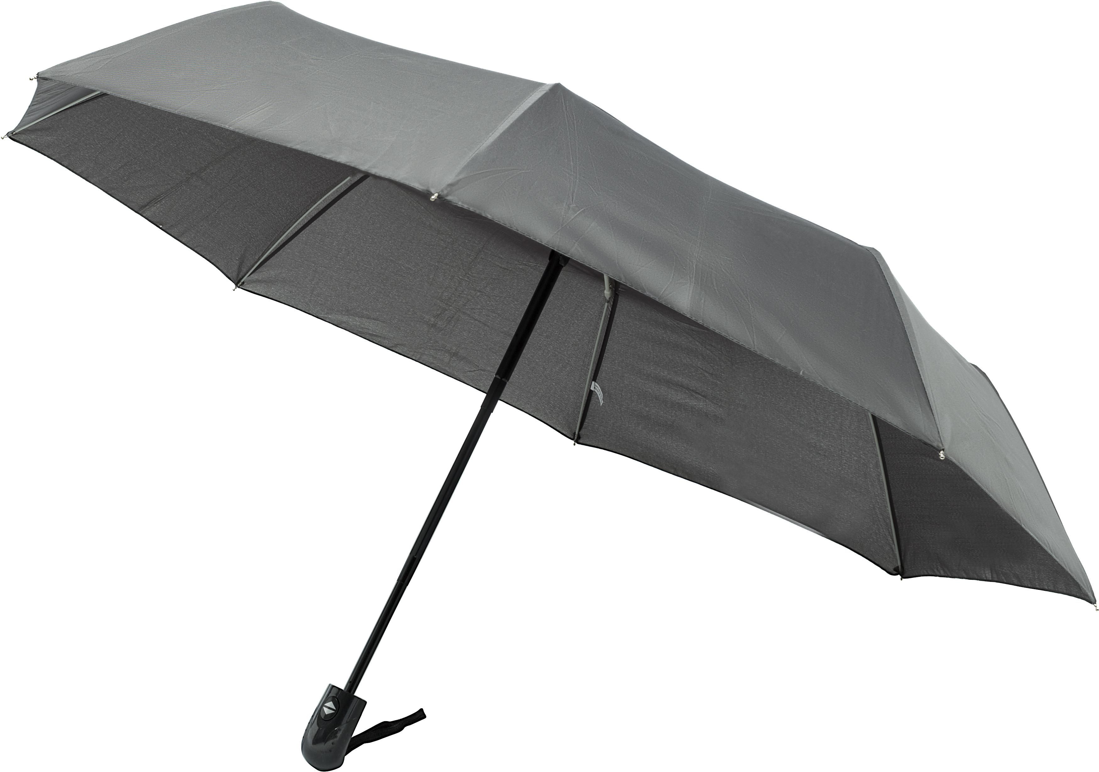 Vue 4 de Parapluie Conrad | Pongé | Pliable | 21 pouces