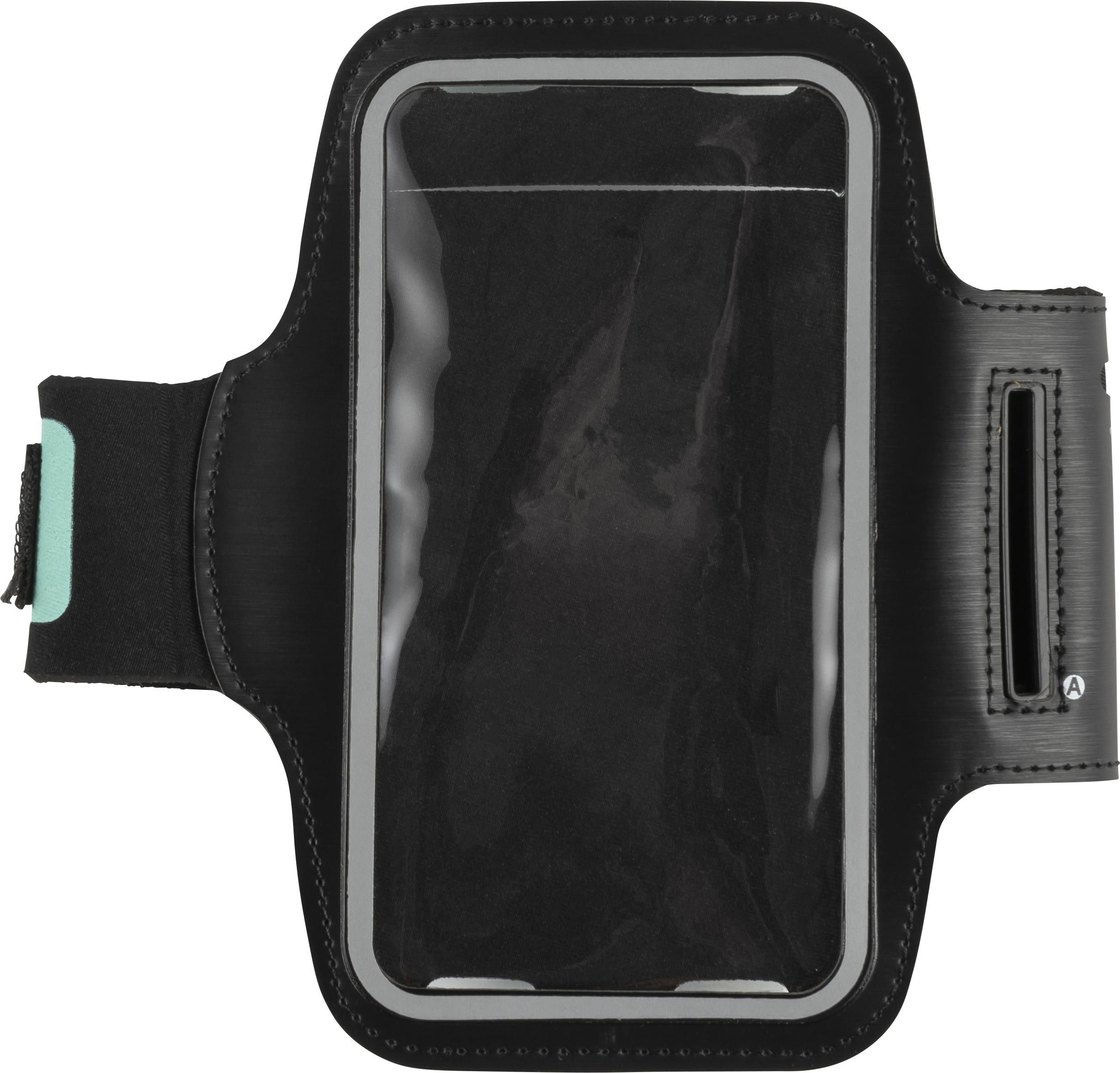 Vue 2 de Brassard téléphone Danny | Plastique et velcro