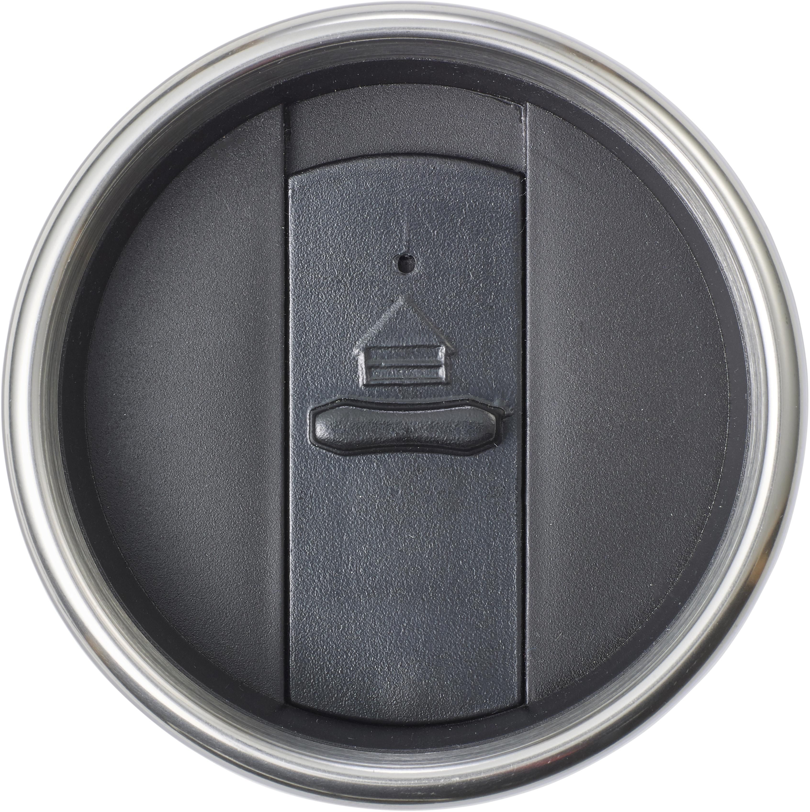 Vue 6 de Gobelet thermos Sabine | Bambou et inox | 400 ml