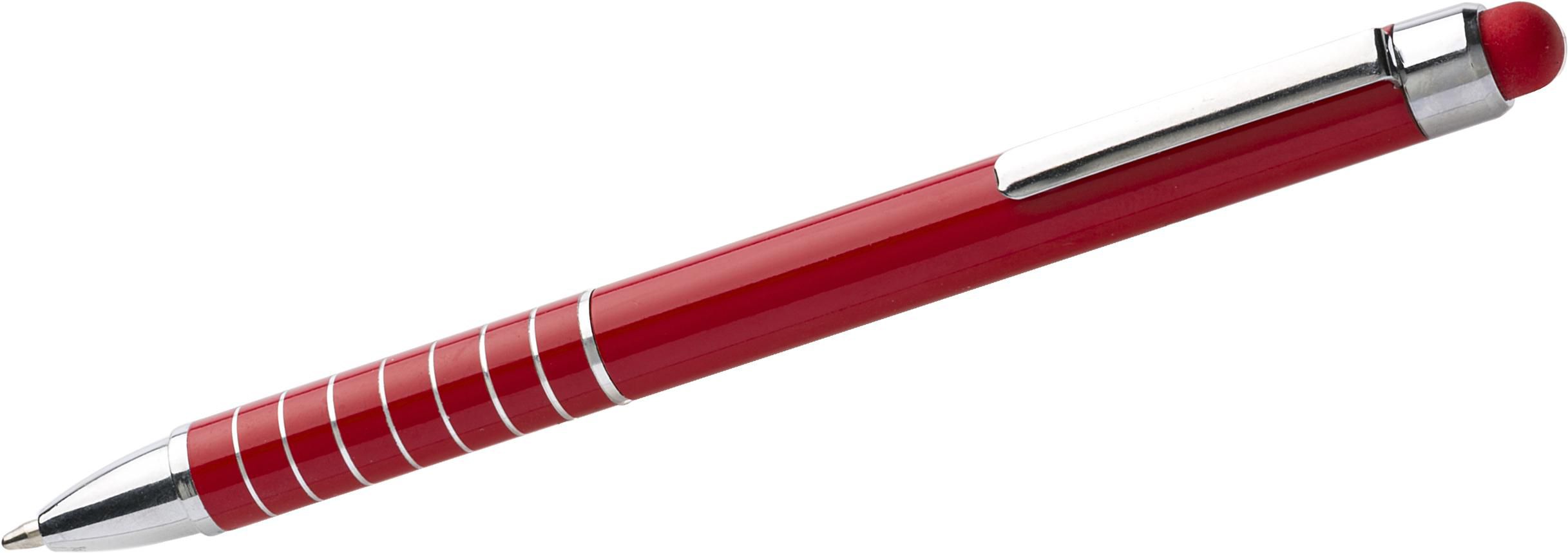 Vue 5 de Stylo bille Oliver | Aluminium | Stylet