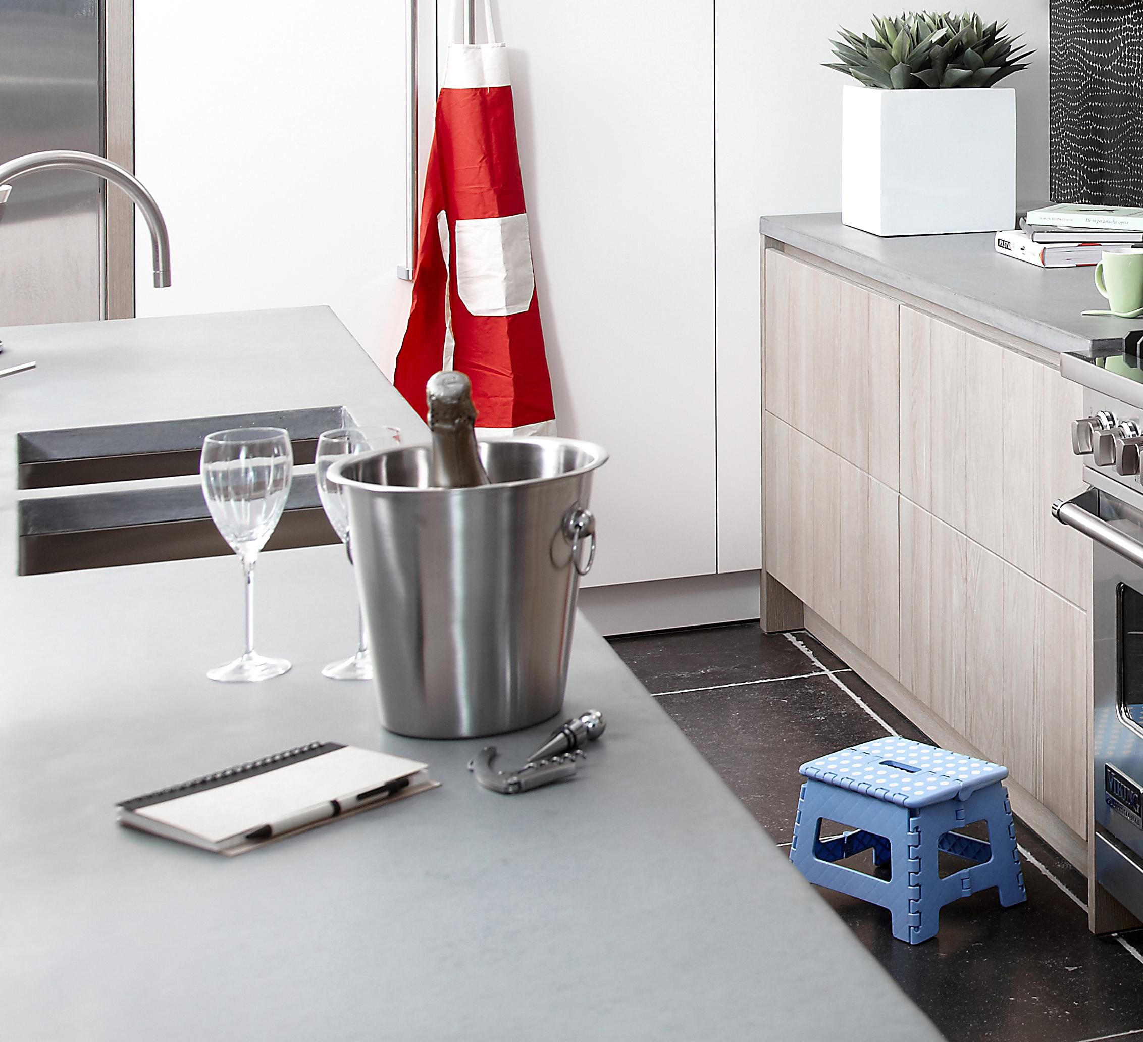 Vue 2 de Seau à champagne Hester | Acier inoxydable | 4,5 l