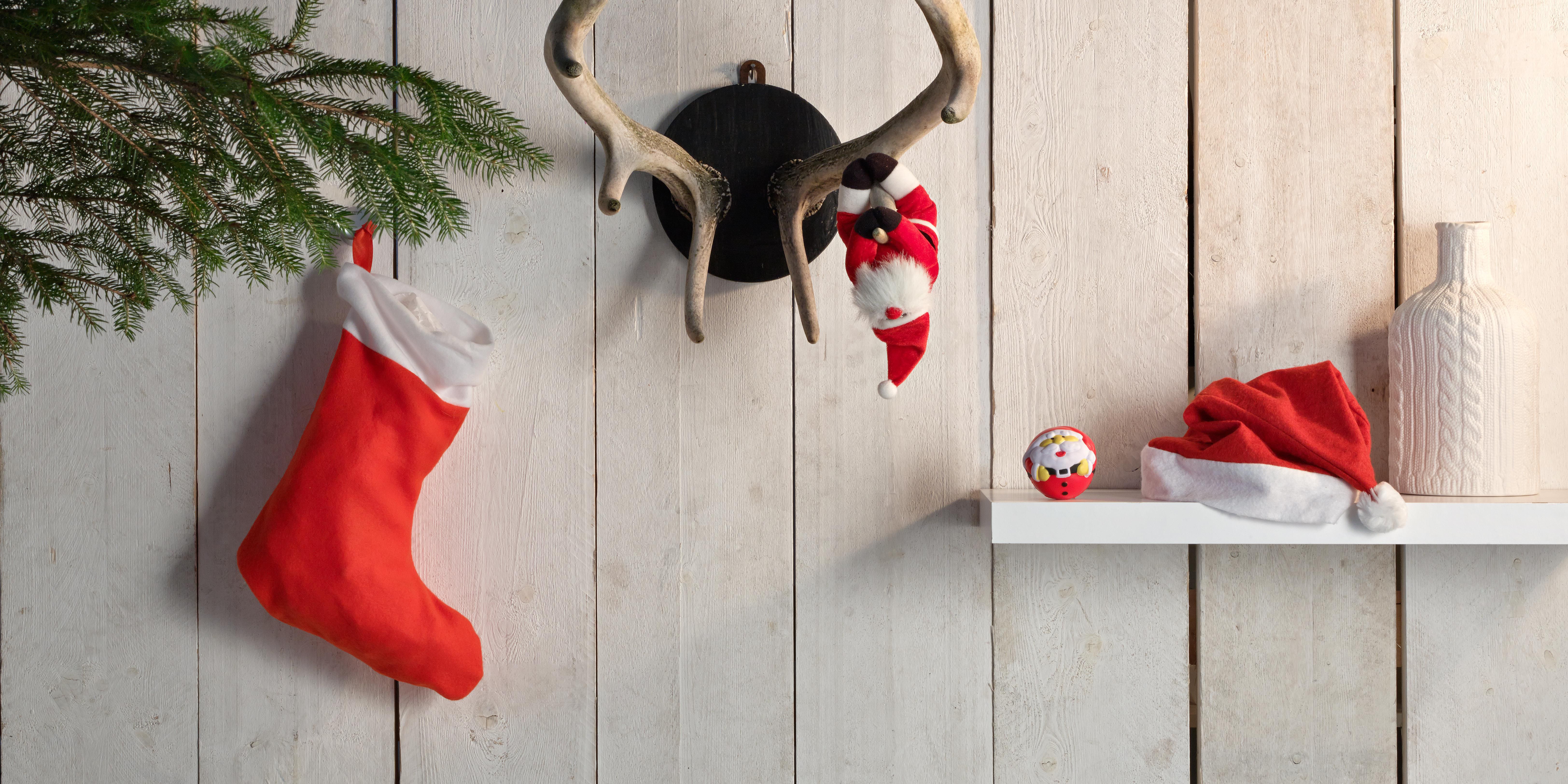 Vue 4 de Bonnet de Noël Rudolf | Feutre