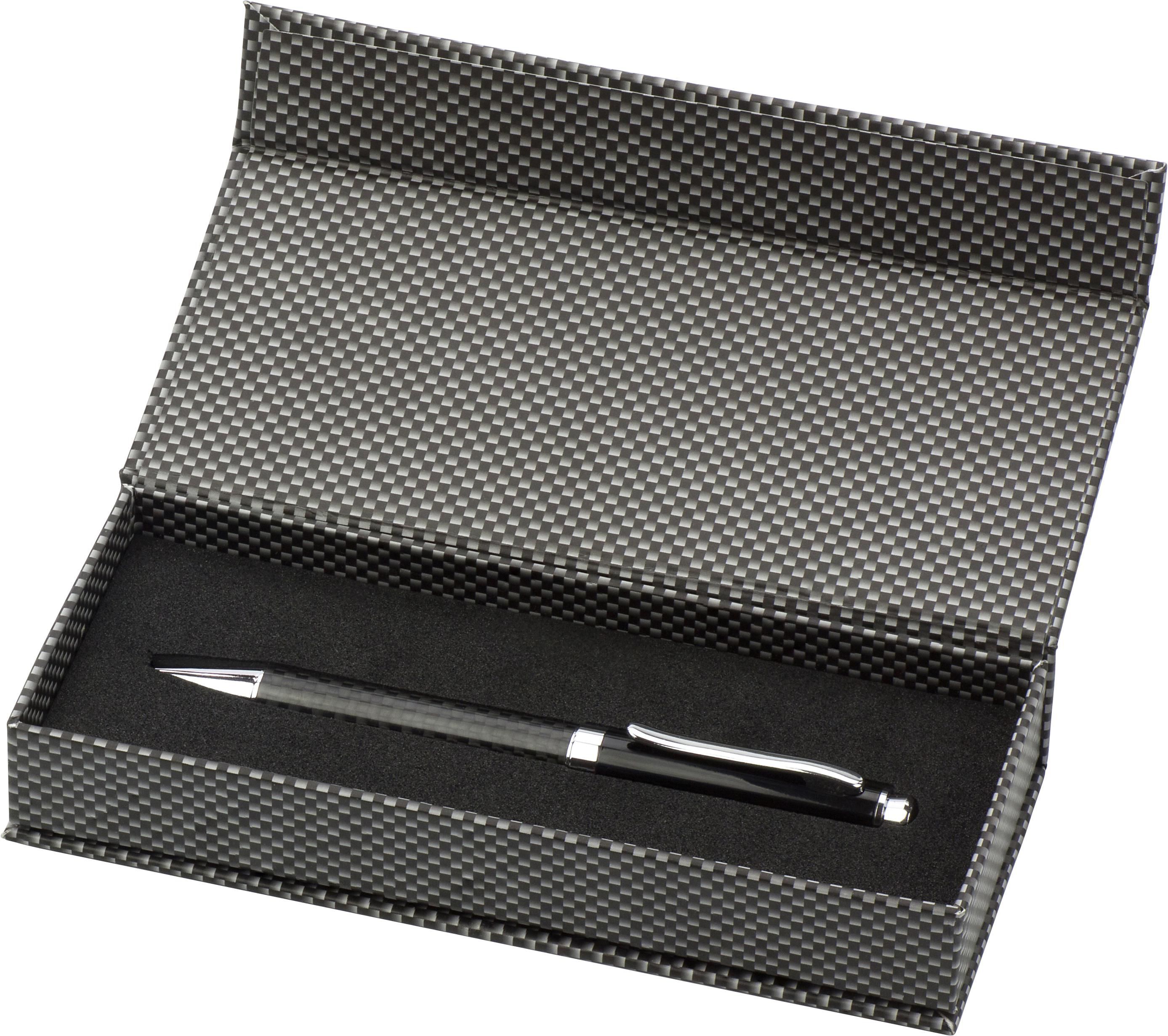 Stylo bille Lindsey | Fibre de carbone