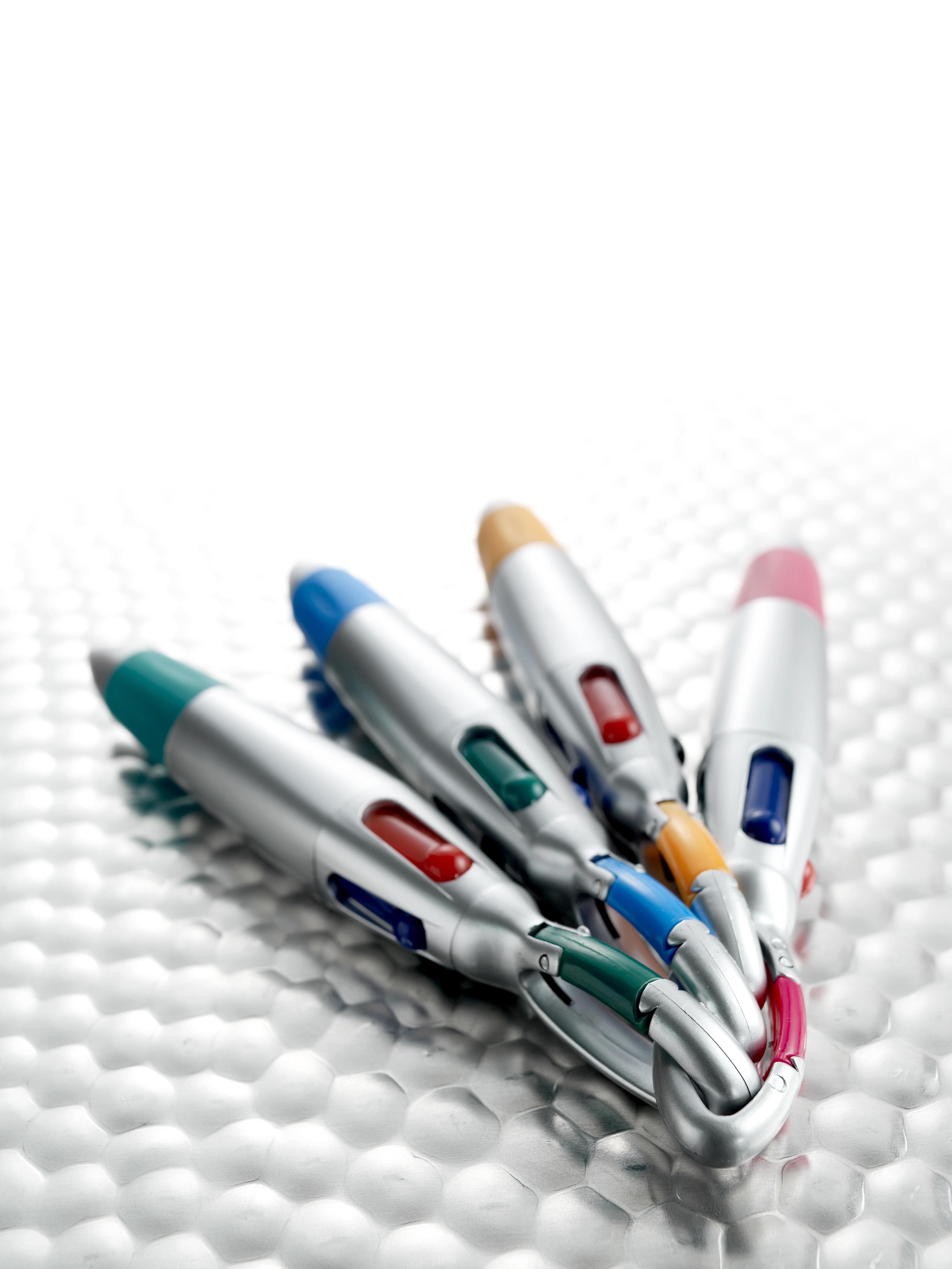 Vue 5 de Stylo bille Marvin | Plastique | 4 couleurs d'encre