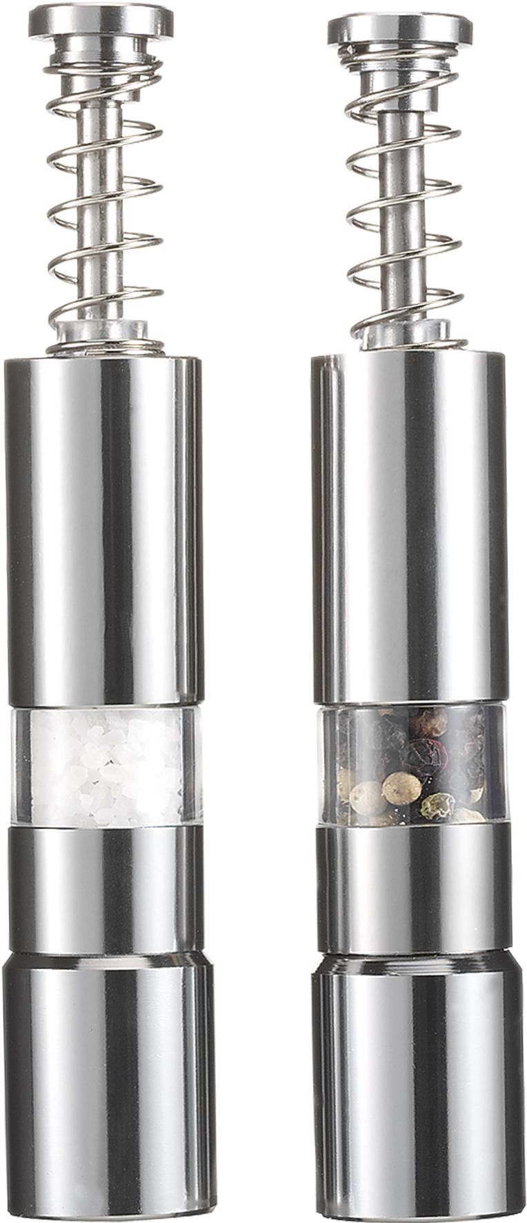 Set moulins sel et poivre Annalena | Inox | 2 pcs