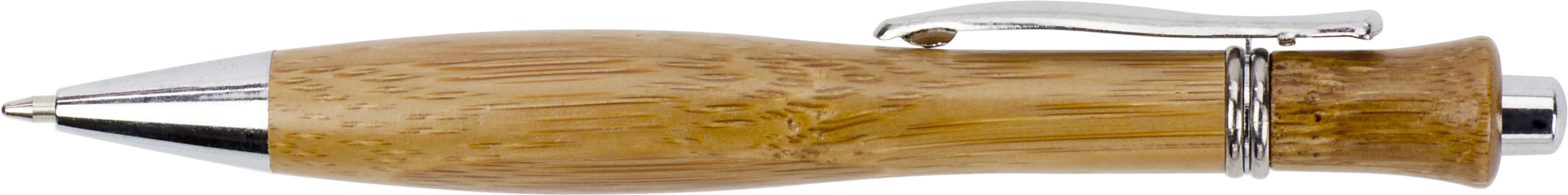 Vue 2 de Stylo à bille Meera | Bambou