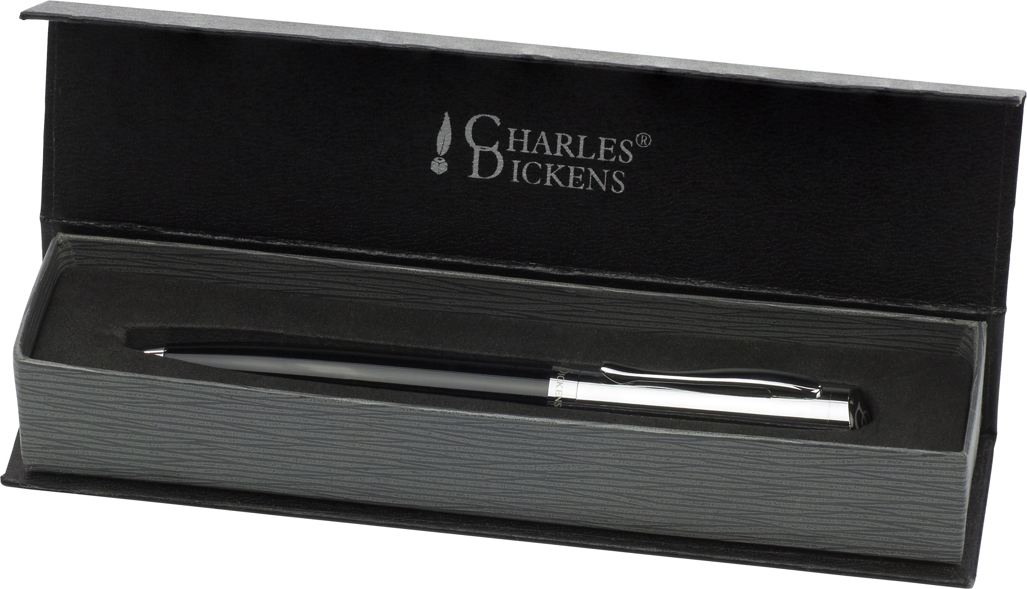 Vue 10 de Charles Dickens stylo bille Sasha | Cuivre