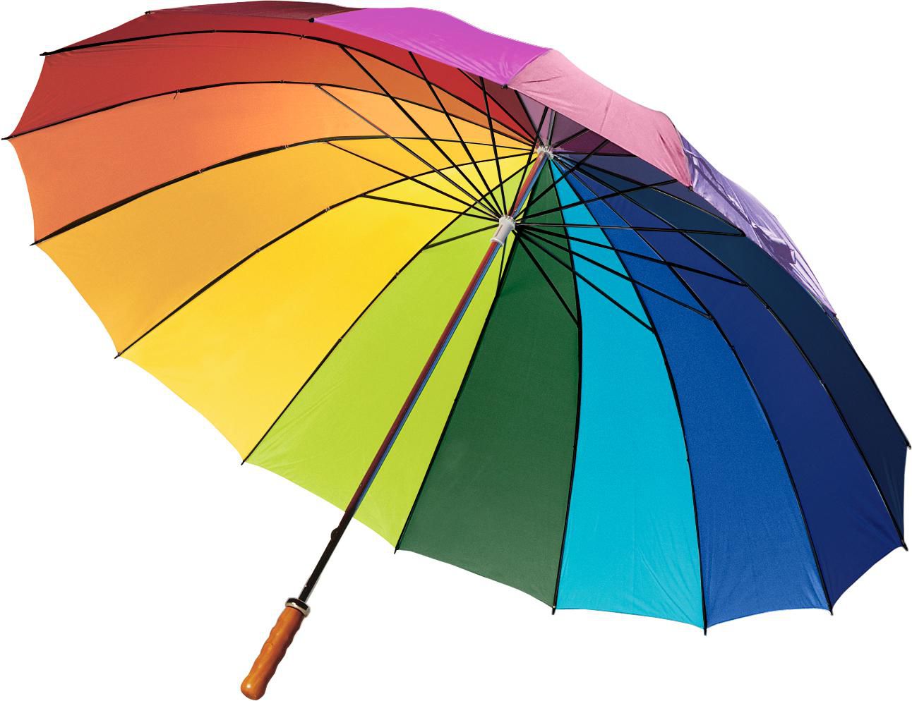 Vue 4 de Parapluie arc-en-ciel Haya | 190T