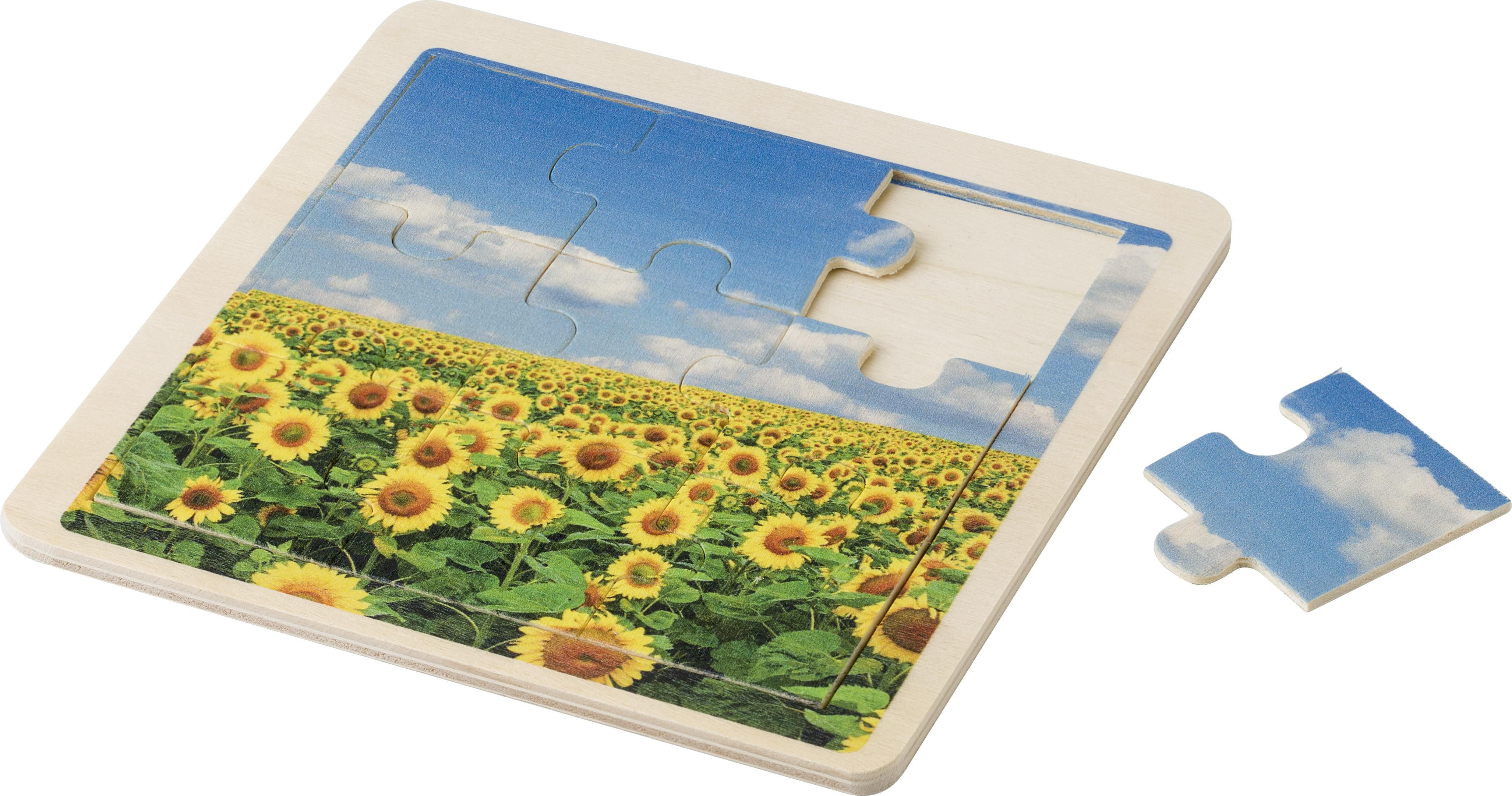 Vue 2 de Puzzle Alvaro | Bois | 9 pièces