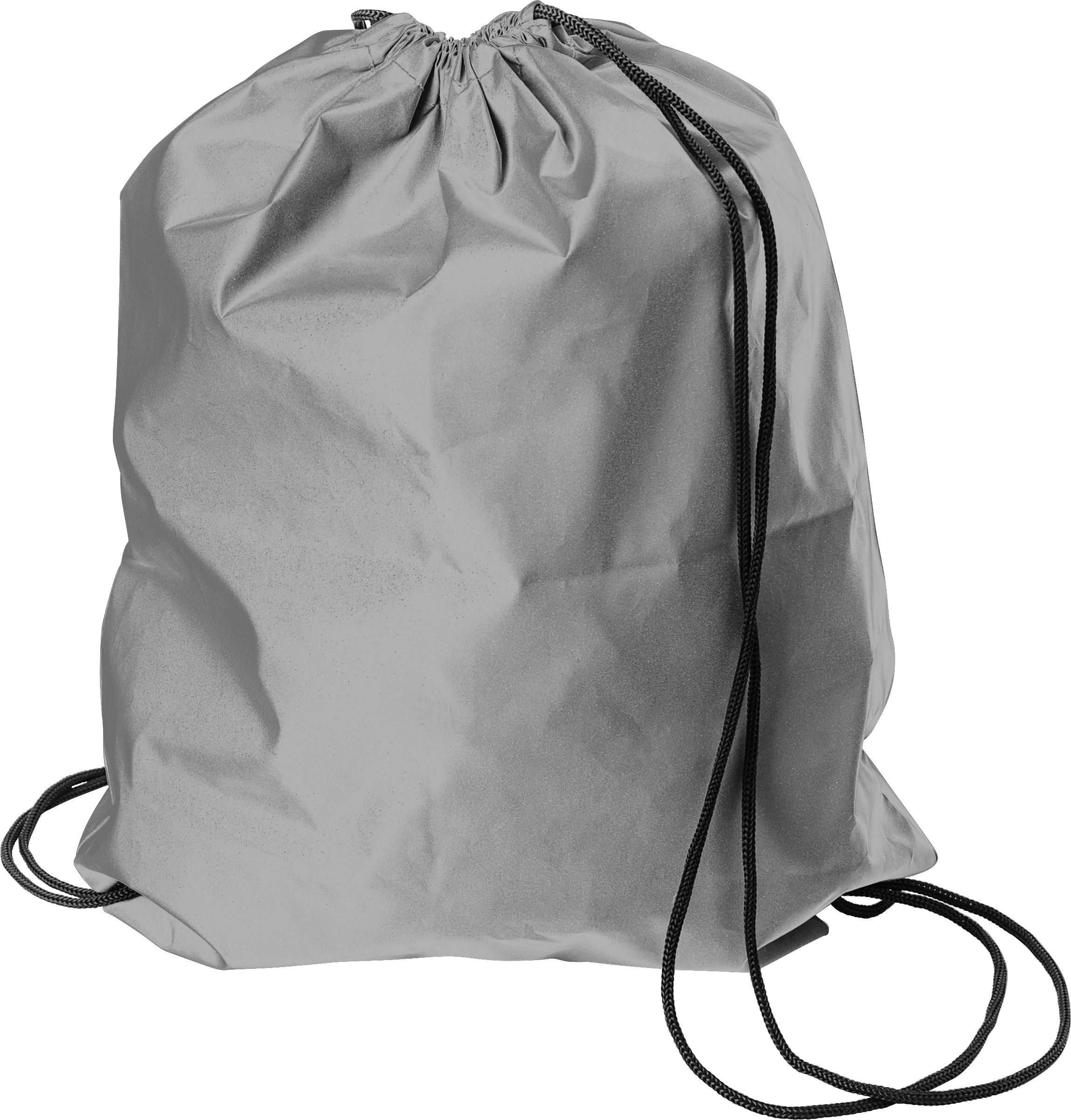 Sac à dos avec cordon Melila | Réfléchissant | 190D
