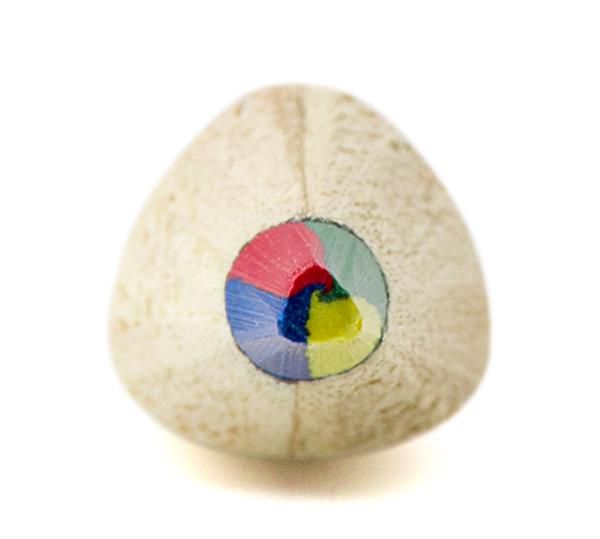 Vue 3 de Crayon Mae | Mine multicolore