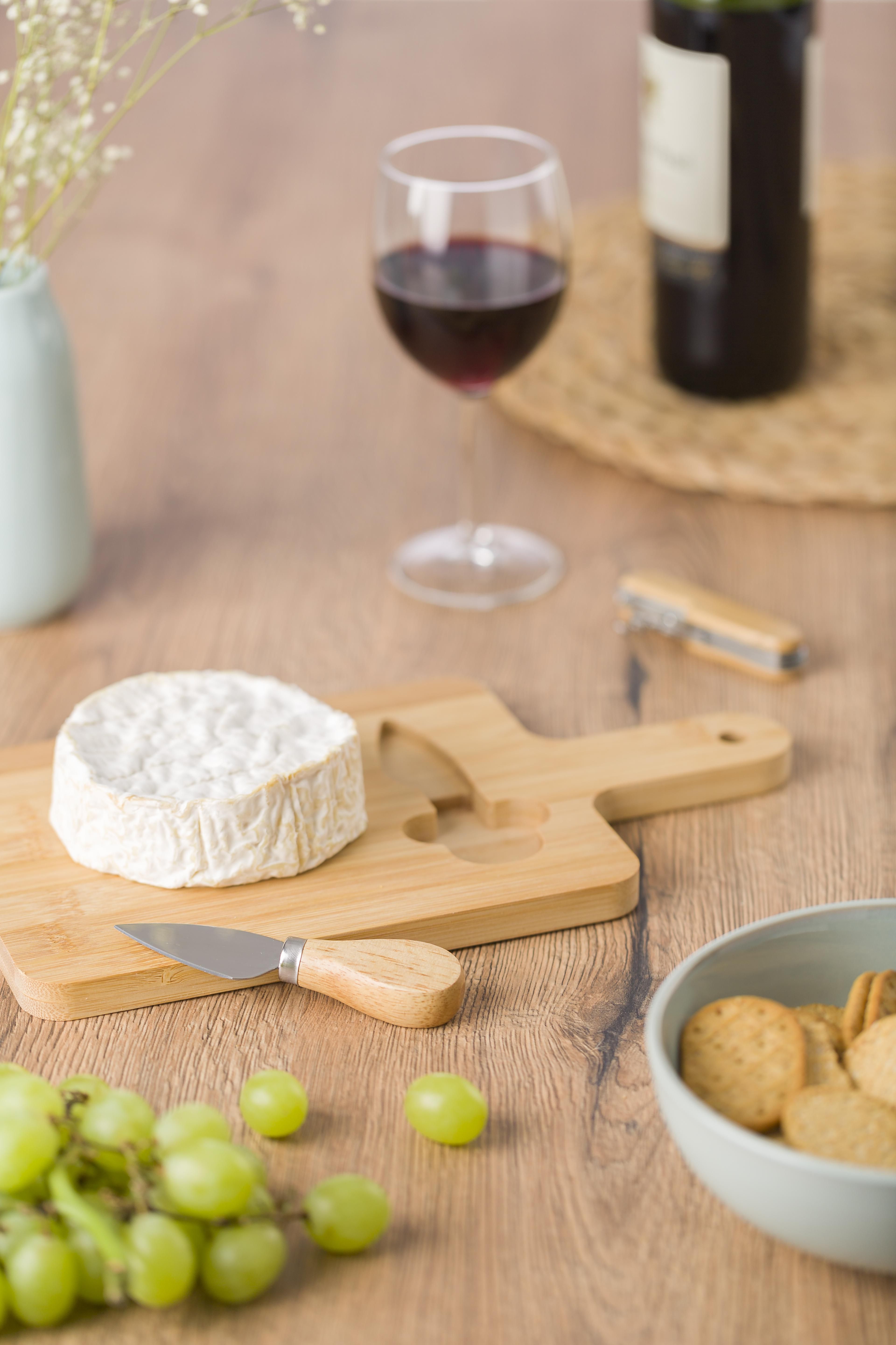 Vue 8 de Plateau à fromages Jelena | Bambou | Avec couteau
