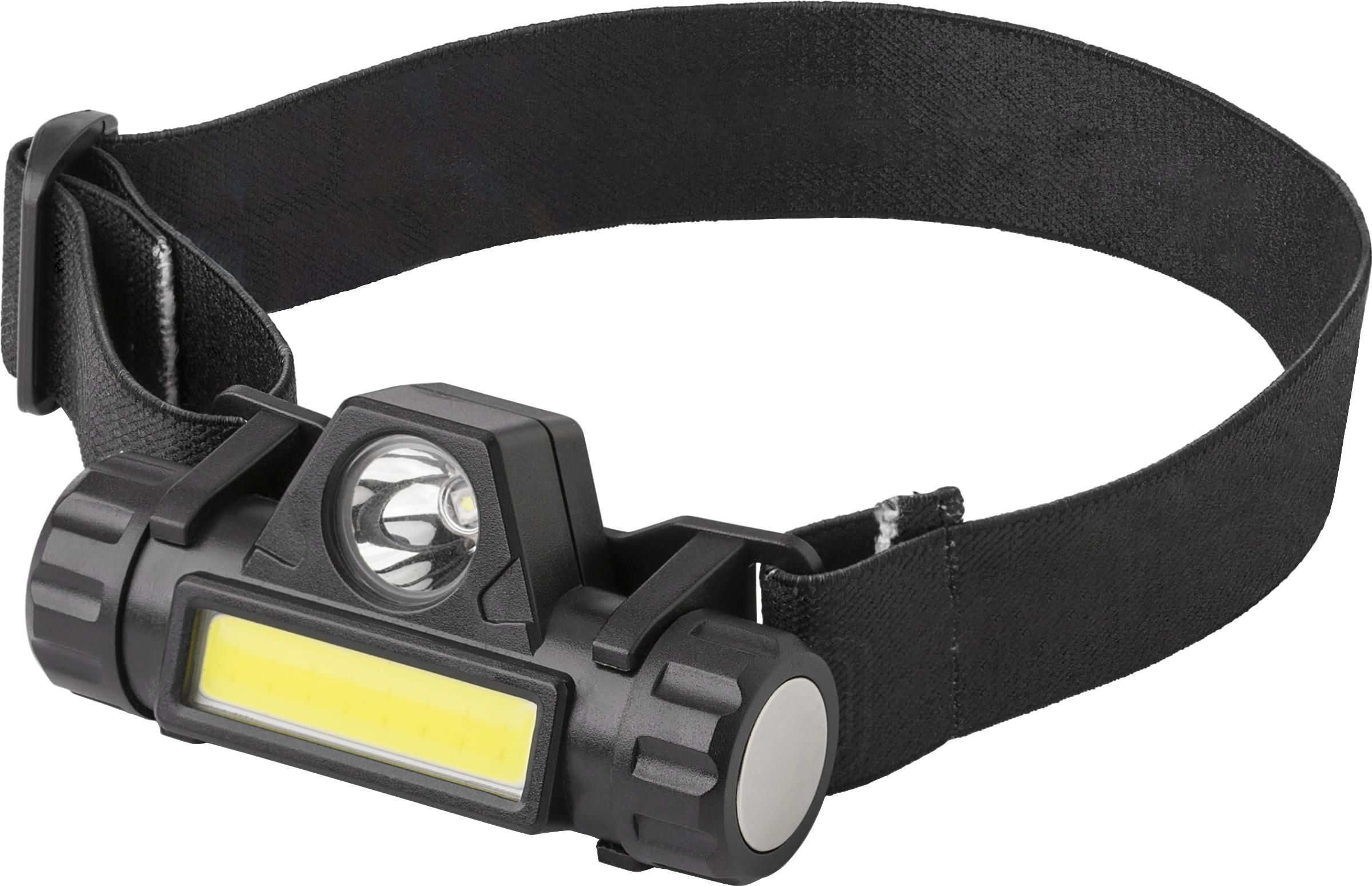 Vue 3 de Lampe frontale Mina | Plastique | LED + COB | Rechargeable USB-C