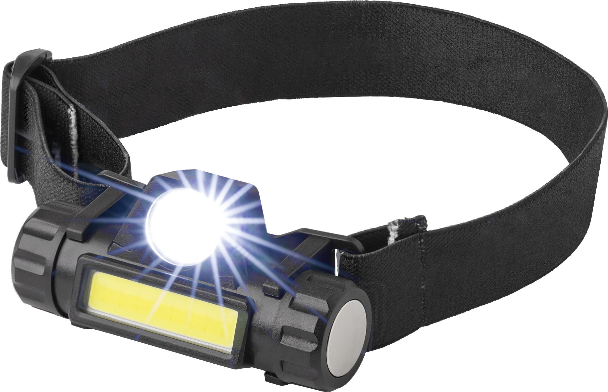 Vue 4 de Lampe frontale Mina | Plastique | LED + COB | Rechargeable USB-C