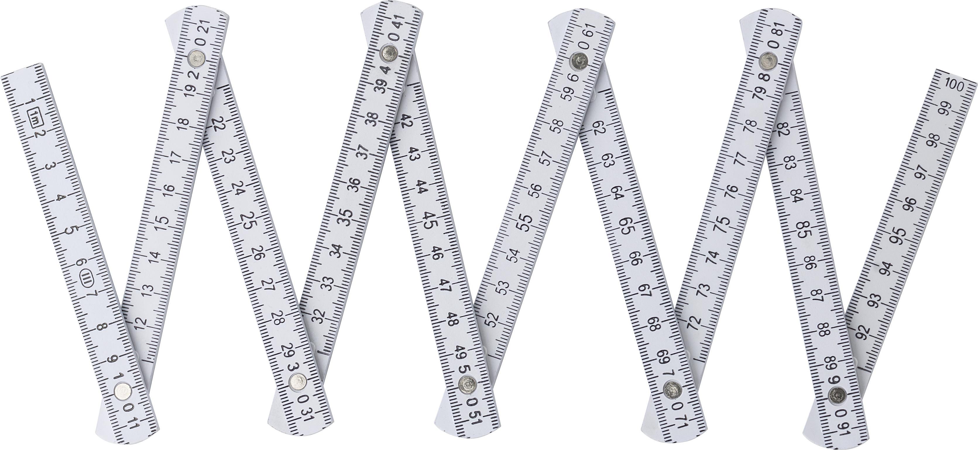 Vue 5 de Règle Leon | Plastique | Pliable | 1 mètre