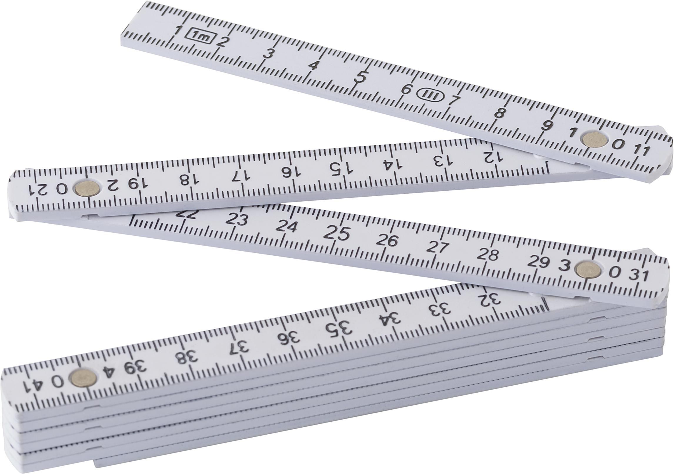 Vue 3 de Règle Leon | Plastique | Pliable | 1 mètre