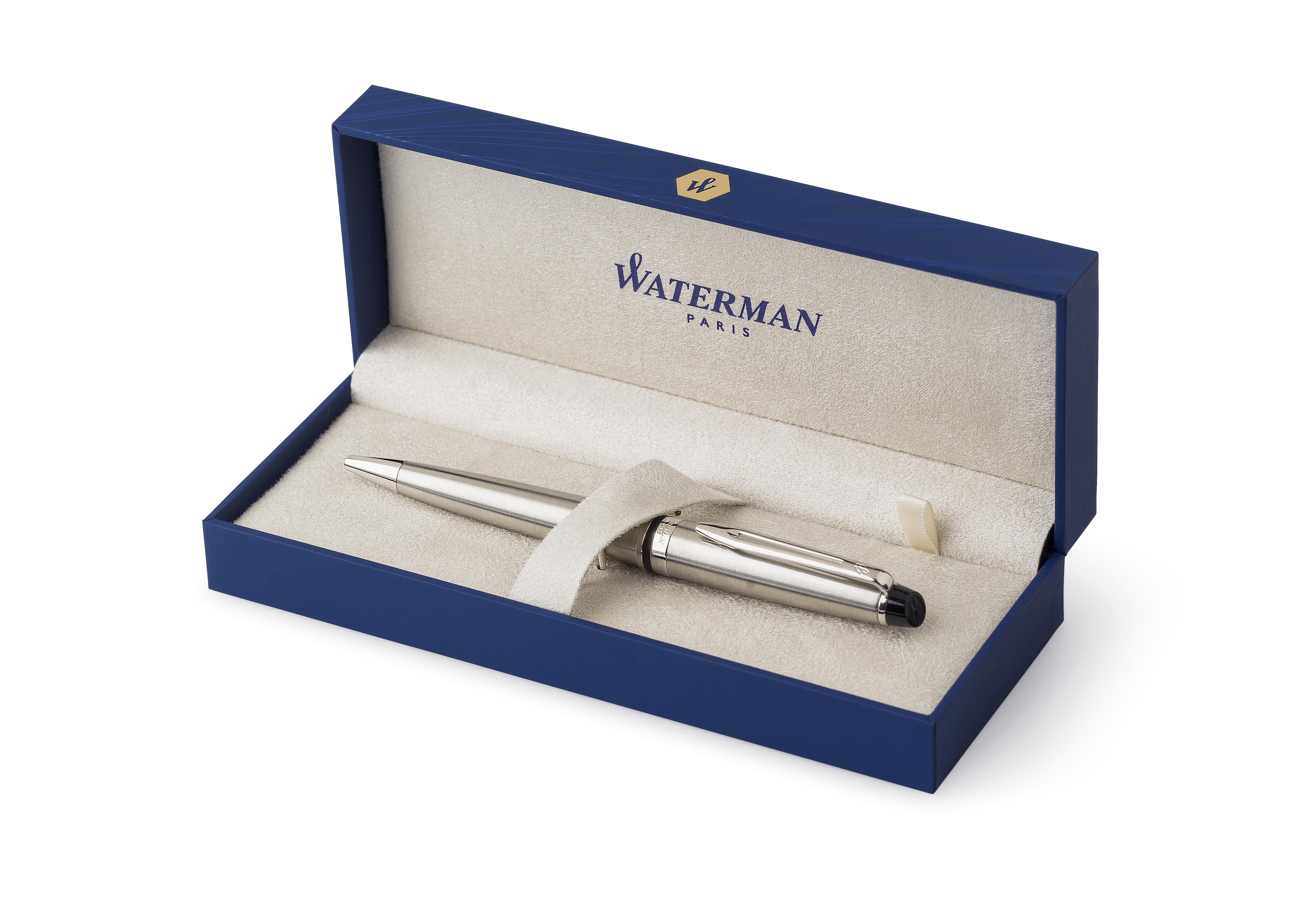 Vue 6 de Waterman Expert stylo bille | Acier inoxydable