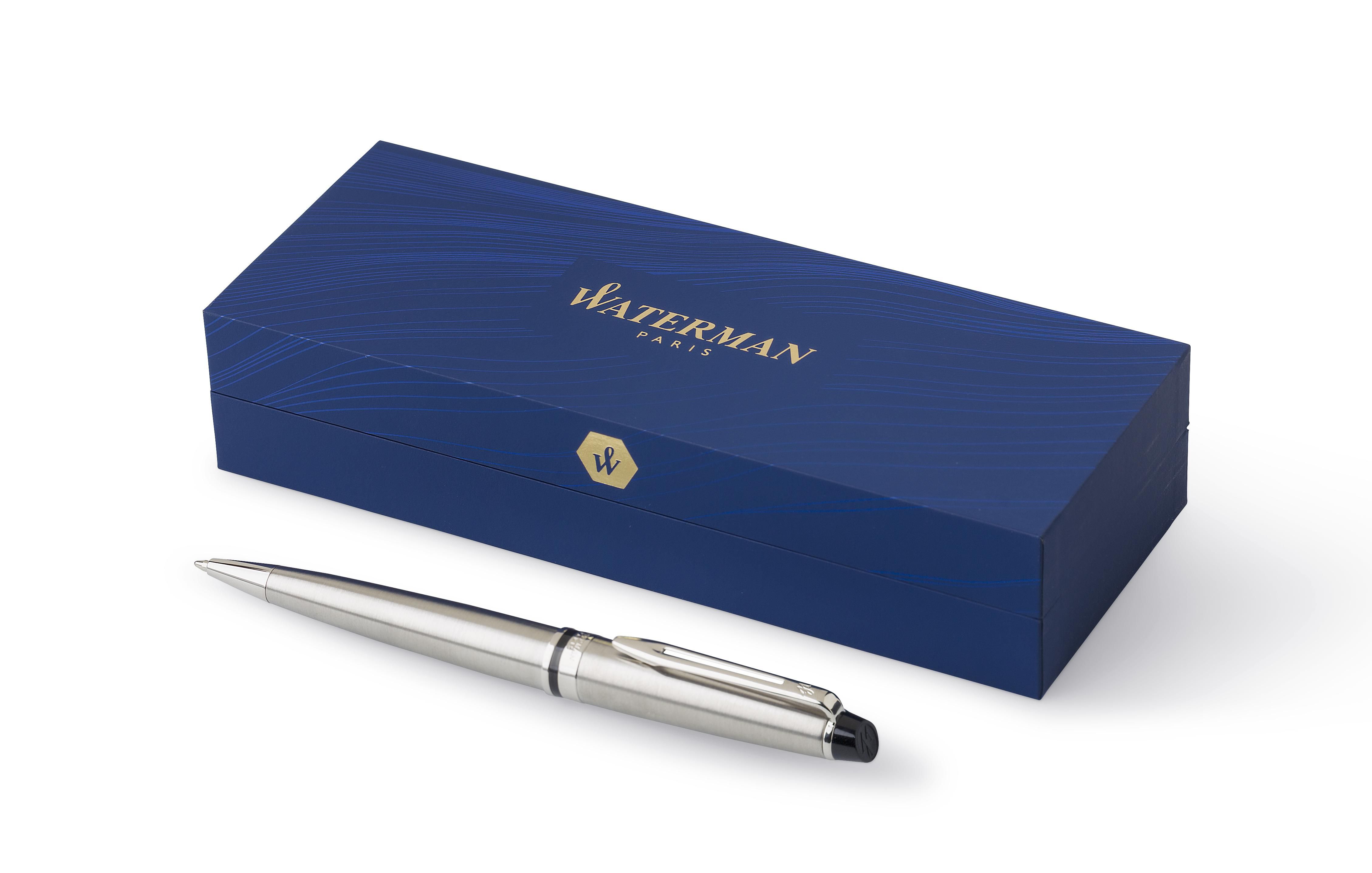 Vue 5 de Waterman Expert stylo bille | Acier inoxydable