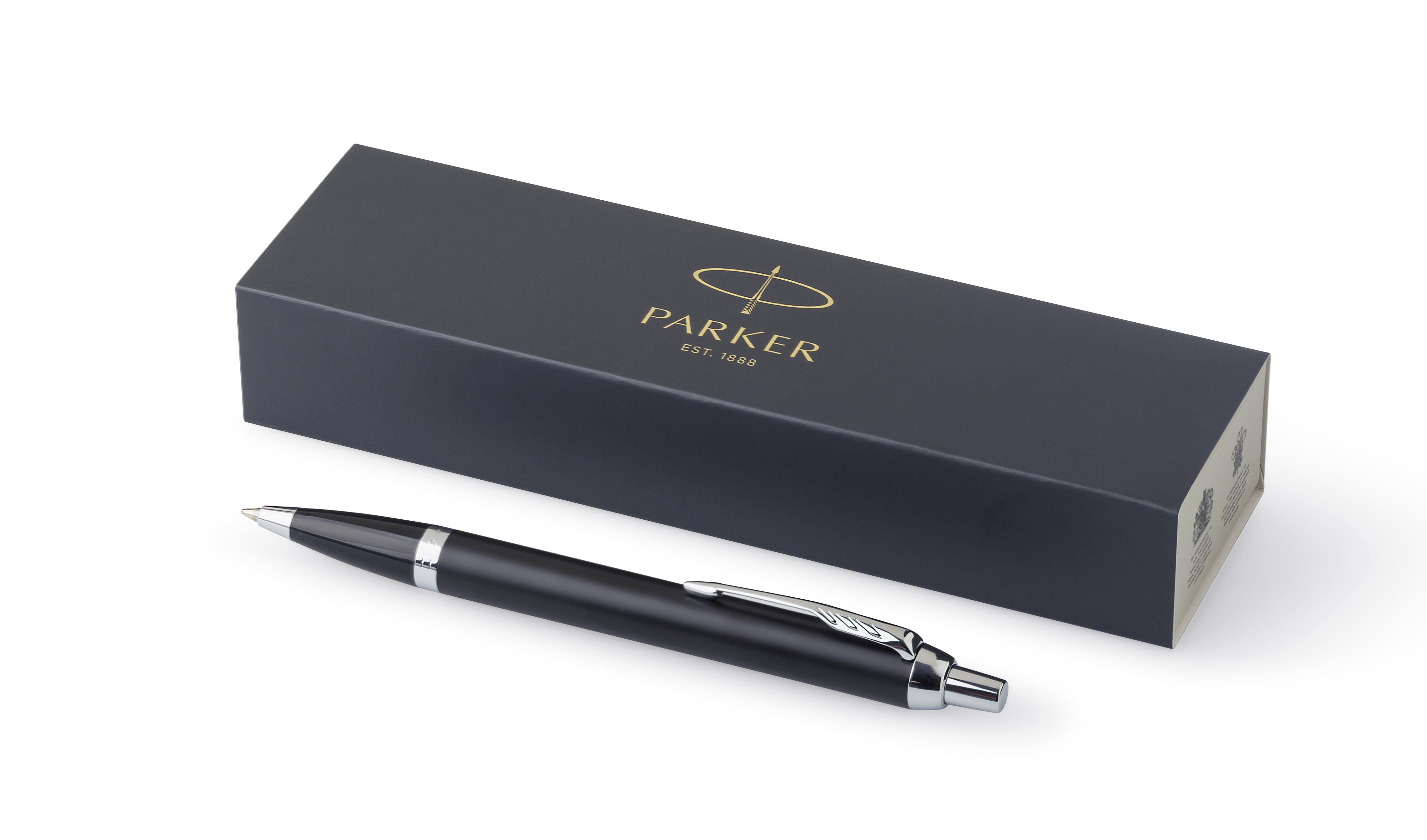 Vue 5 de Parker IM stylo bille | Laiton et chrome