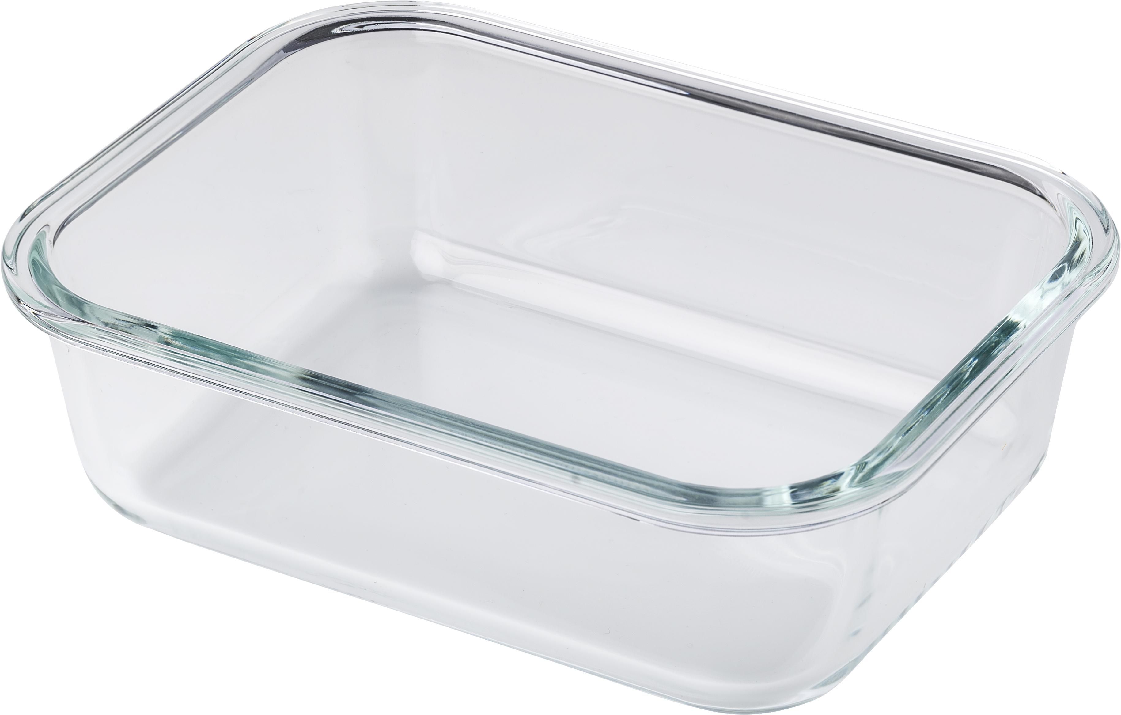 Vue 3 de Boîte à déjeuner Jack | Verre borosilicaté | 1 l