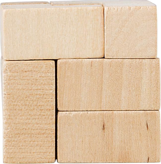 Vue 4 de Puzzle Amber | Bois | Cube