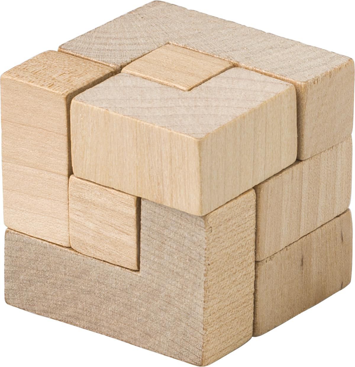 Vue 3 de Puzzle Amber | Bois | Cube