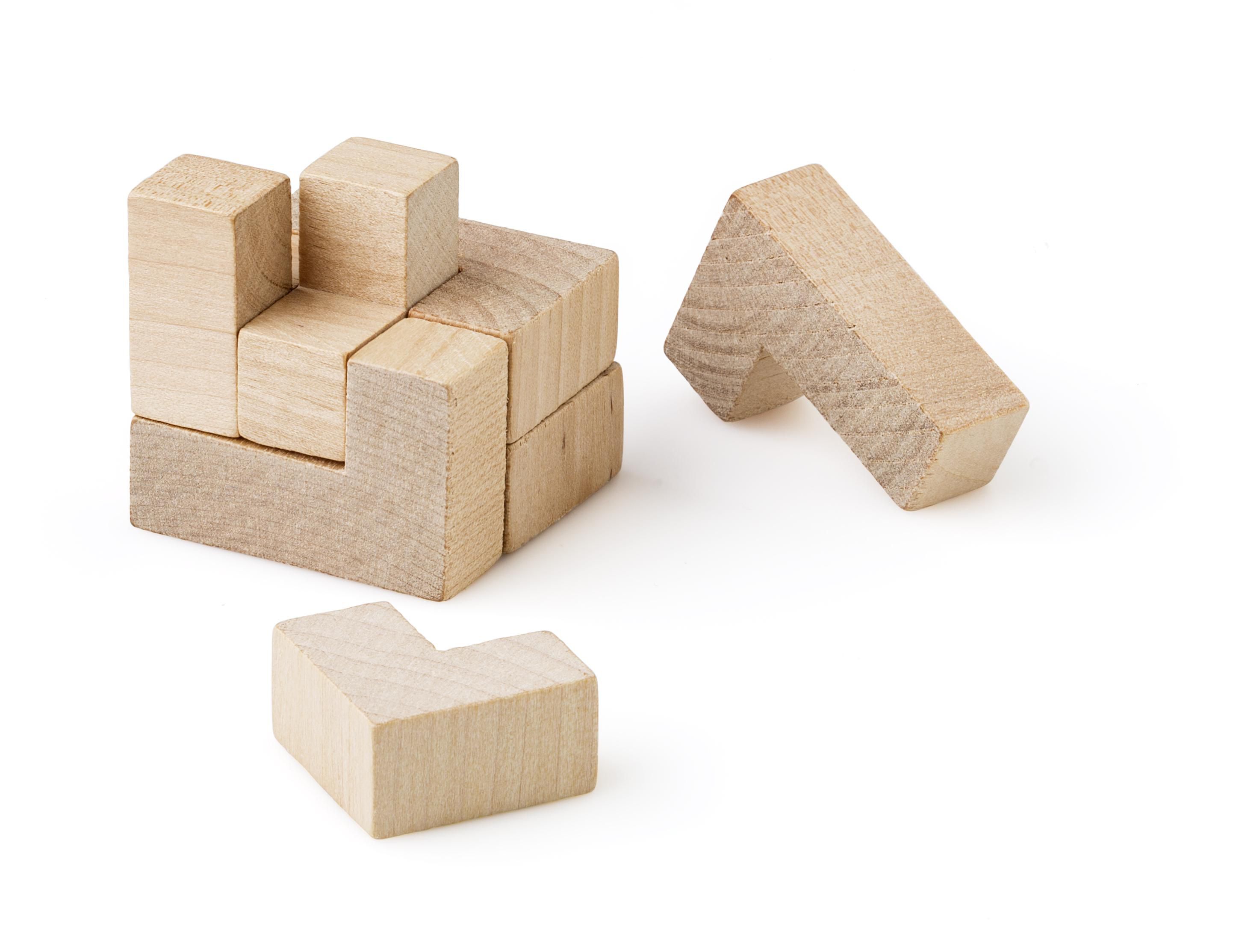 Vue 5 de Puzzle Amber | Bois | Cube