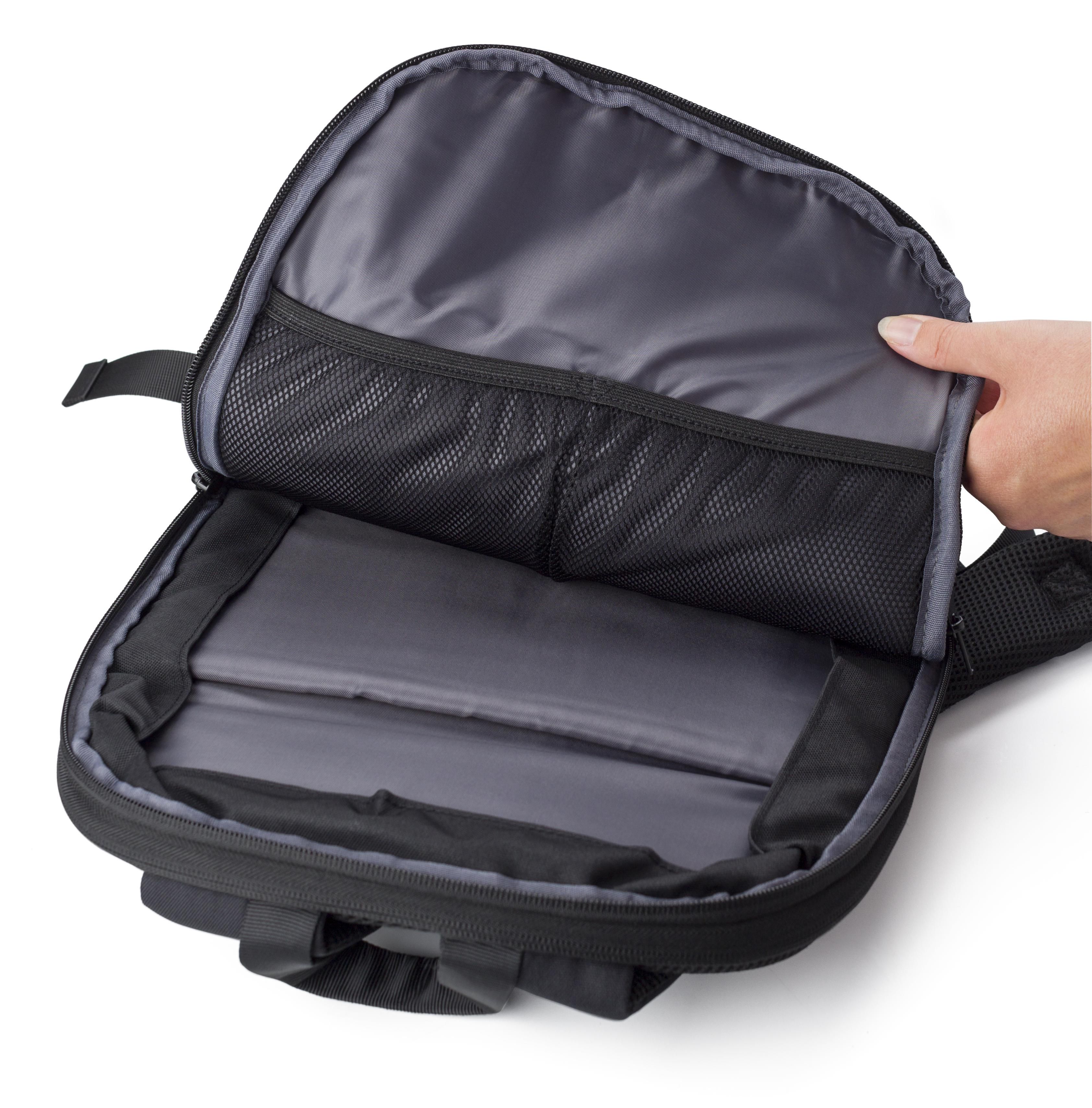 Vue 6 de Sac à dos professionnel Paul | Polyester 600D | Extensible | 22 l