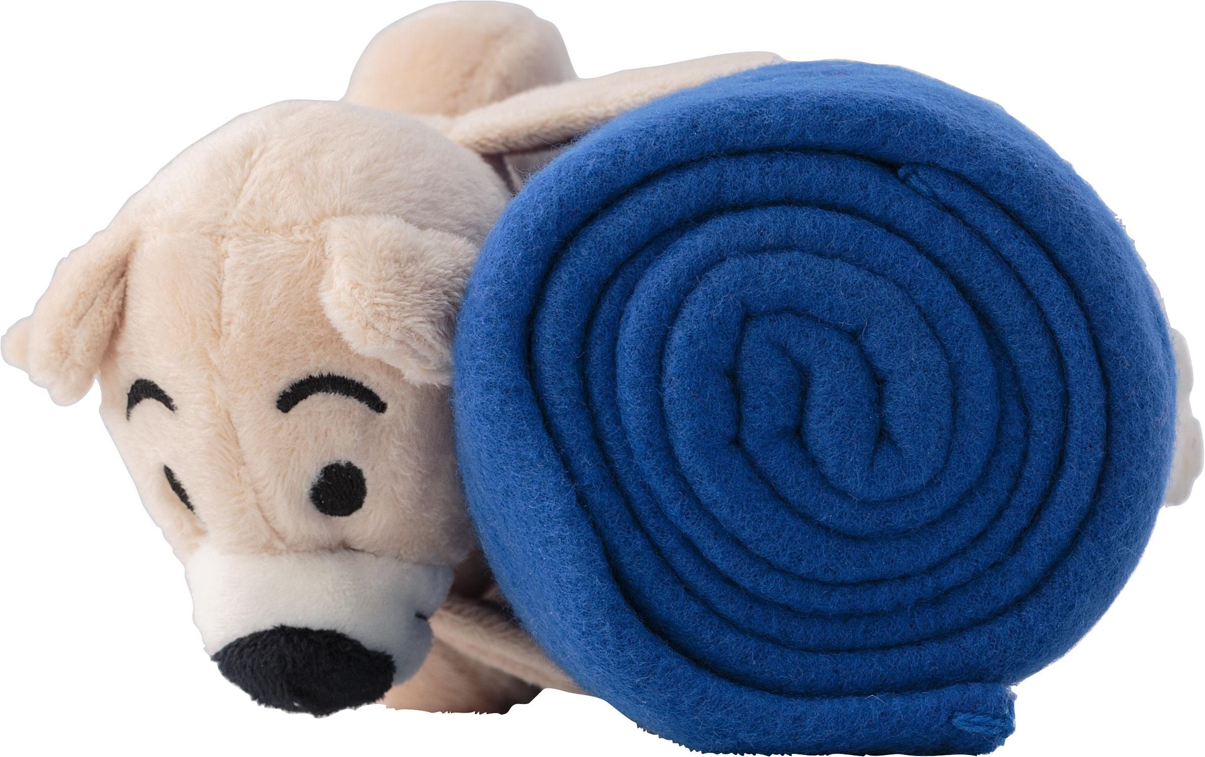 Vue 6 de Peluche Owen | Ours avec couverture